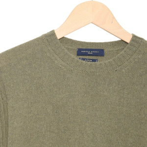 Daniele Fiesoli Chunky Crewneck Alpaca/Merino DF 0325 40 olive green