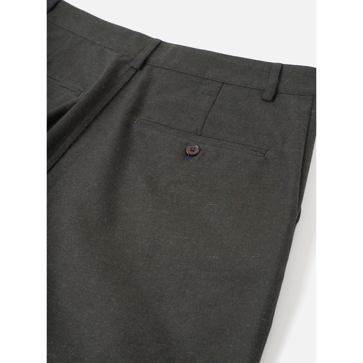 Universal Works Military Chino recycled it tweed olive