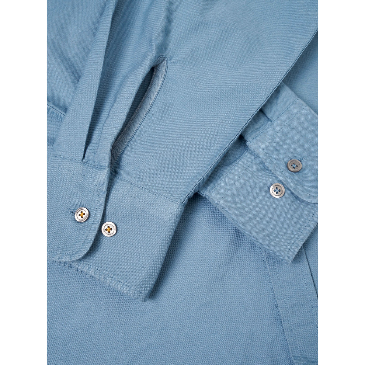 Universal Works Lazy Day Shirt r.oxford mid blue