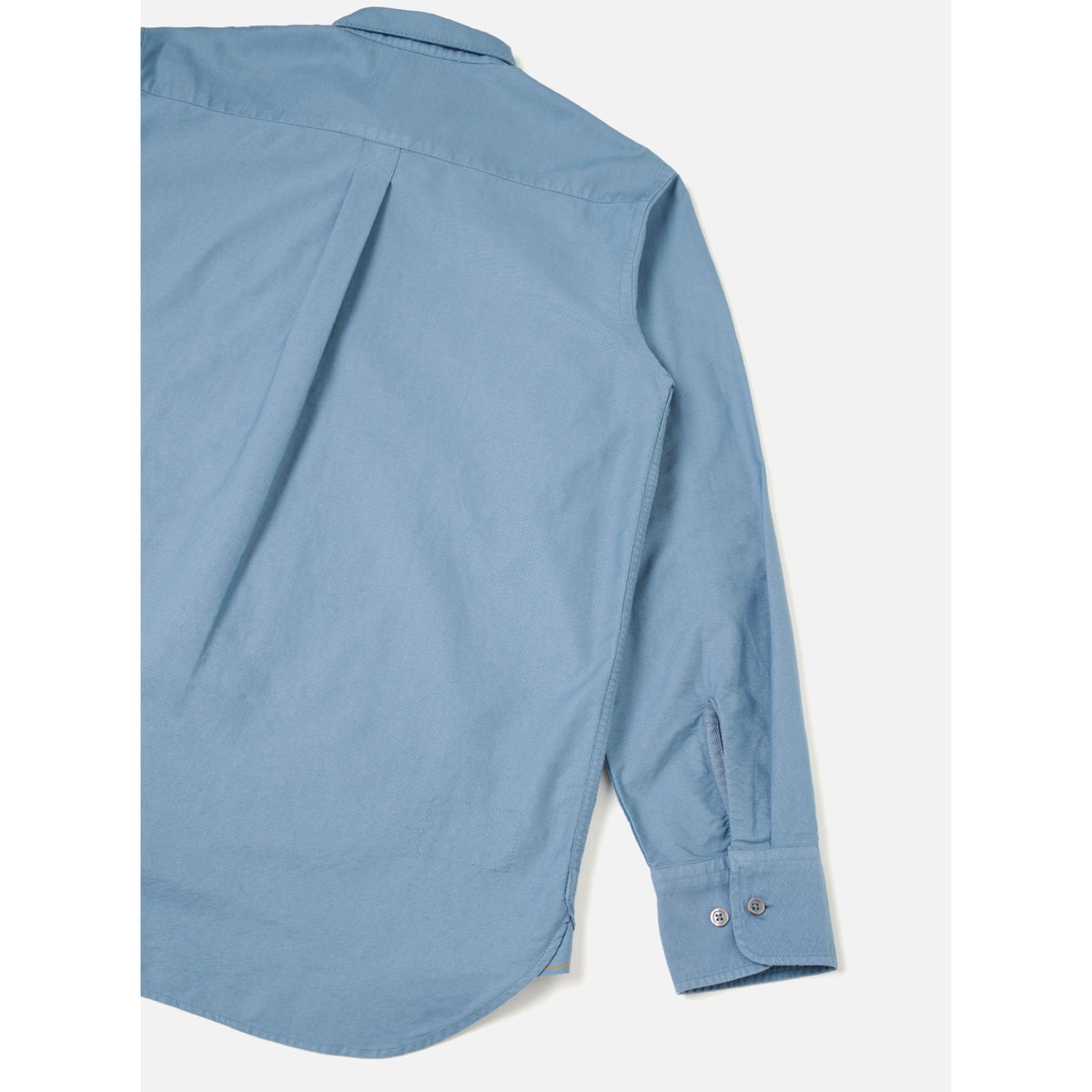 Universal Works Lazy Day Shirt r.oxford mid blue