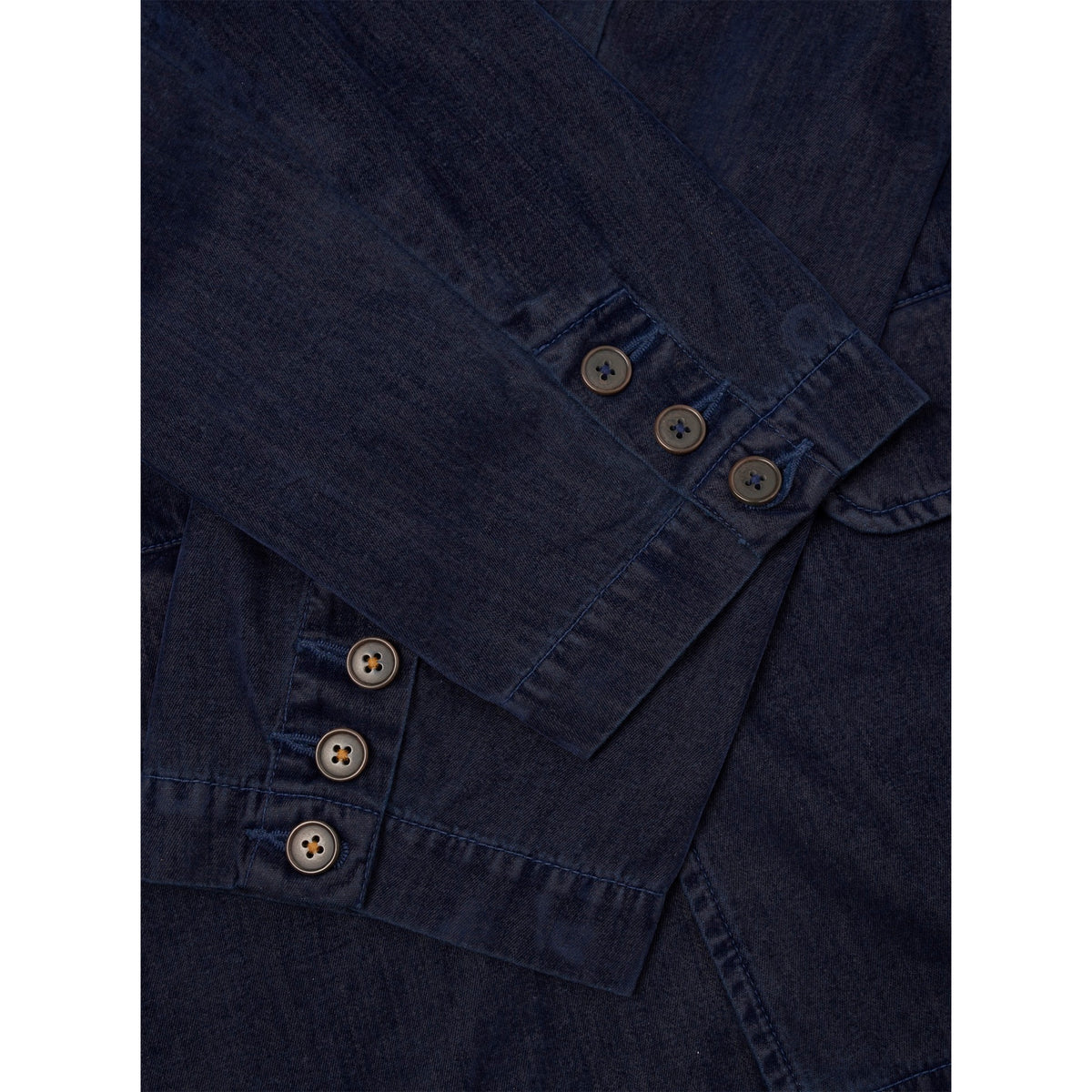 Universal Works Warmus Jacket flock chambray navy