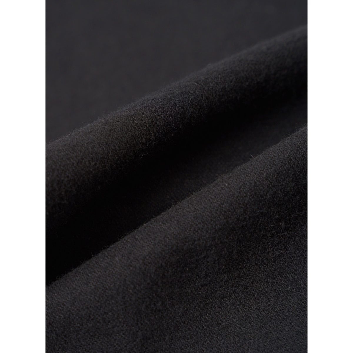 Universal Works Pleated Track Pant brushed moleskin black