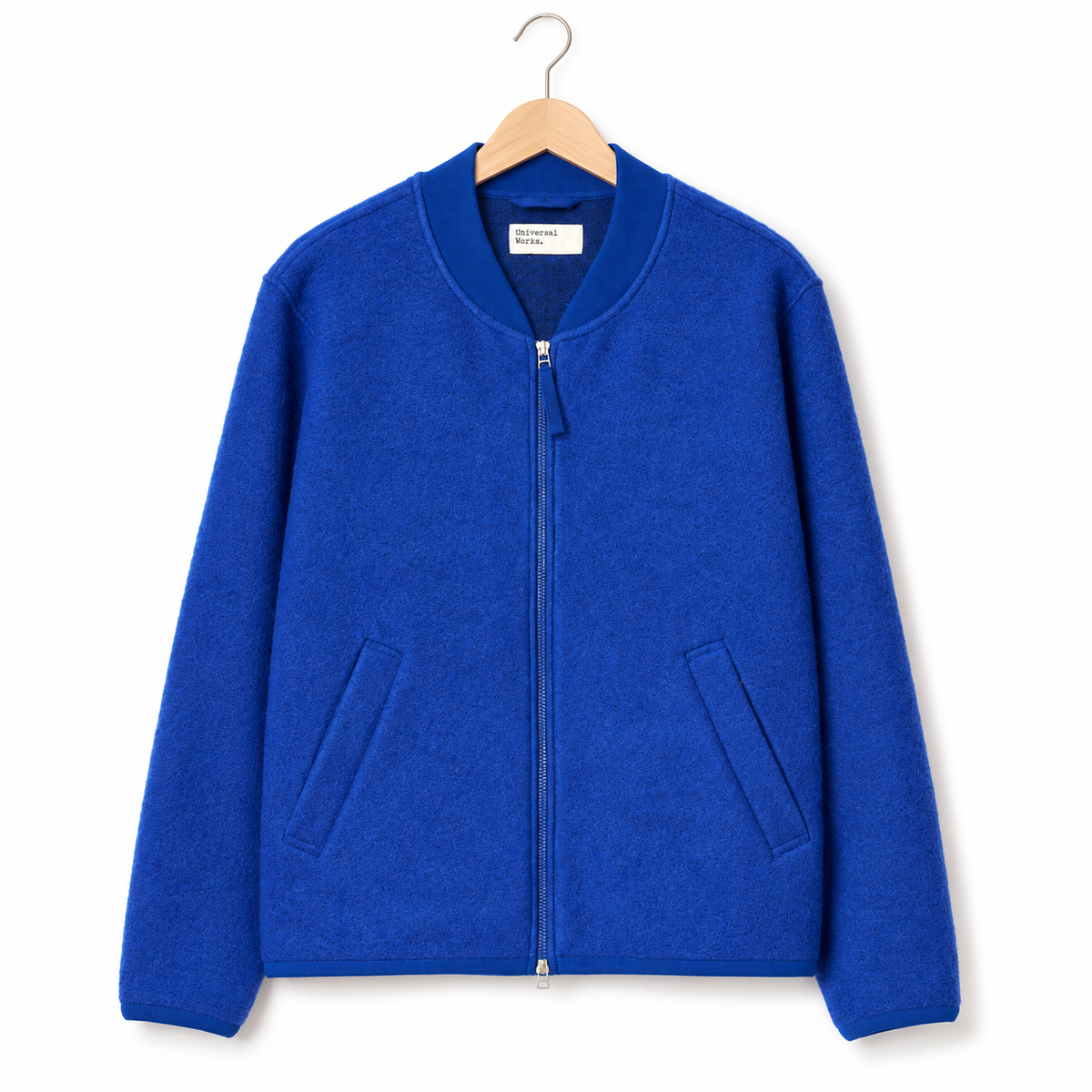 Universal Works Zip Bomber fleece blue