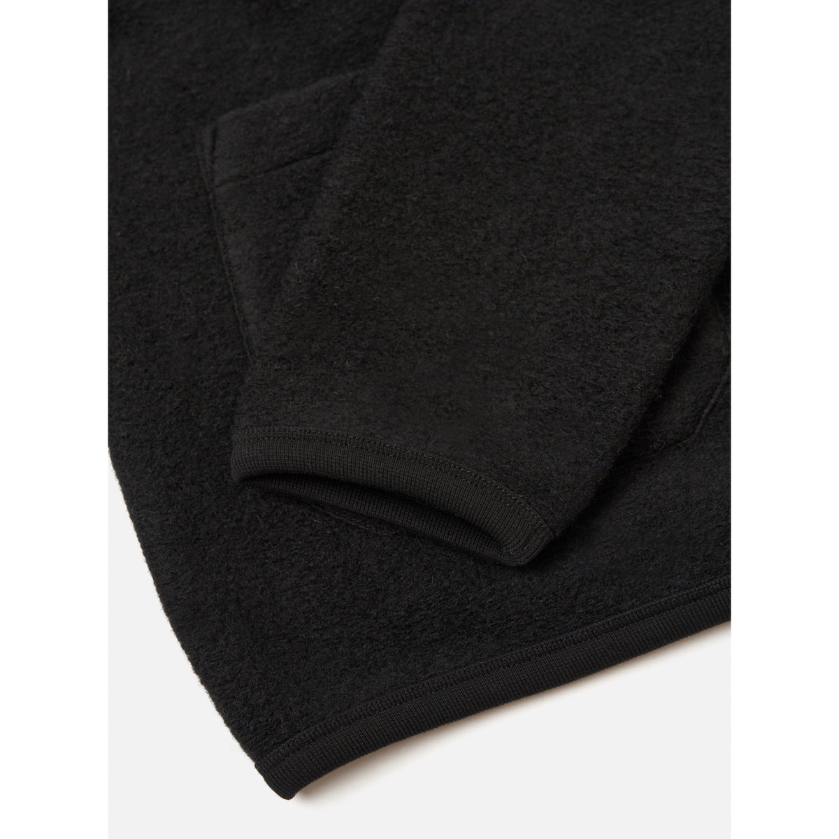 Universal Works Cardigan fleece black