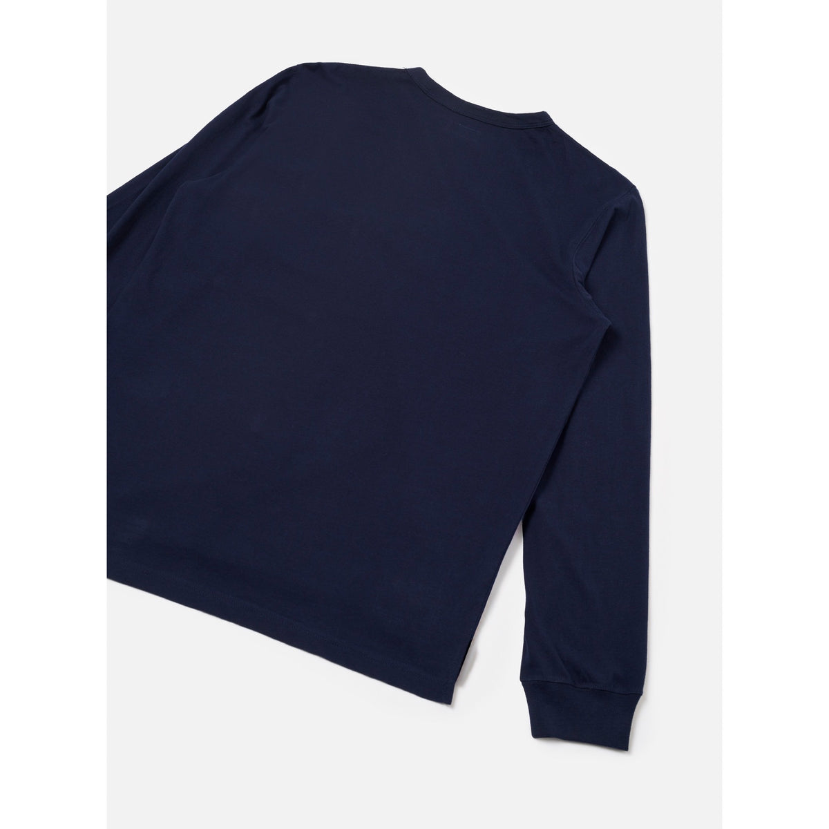 Universal Works L/S Core Pocket Tee single jersey navy