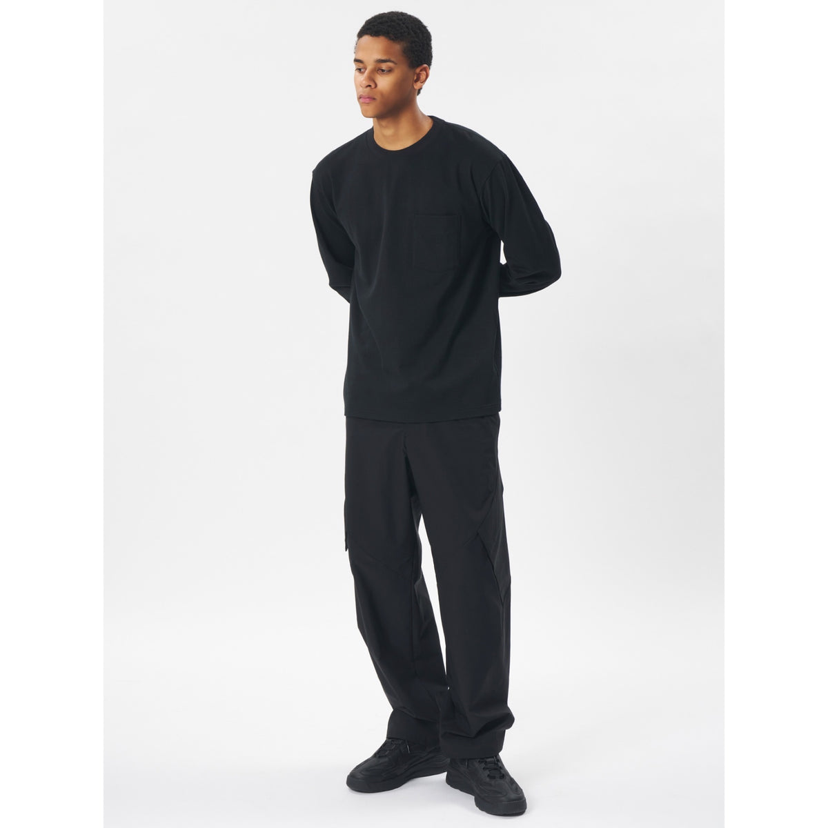 Goldwin Pocket Double Weave Pants black