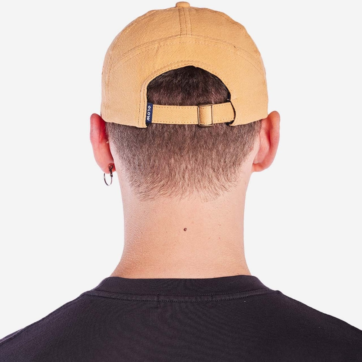 Olow Six Pannel Cap Creative Life ocre