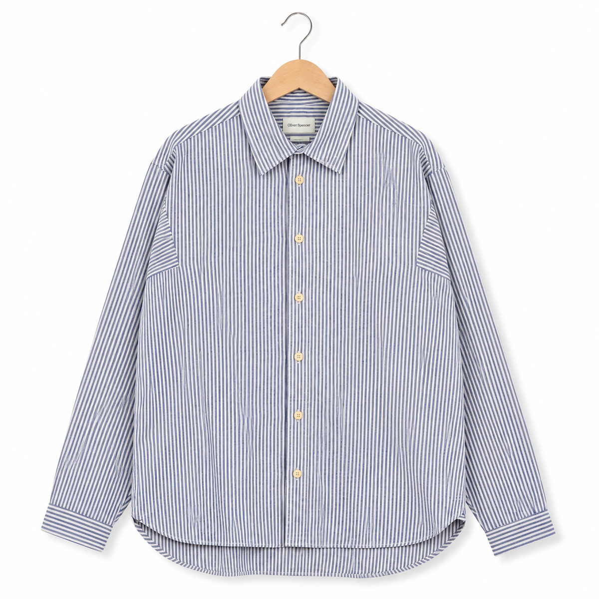 Oliver Spencer Garrison Shirt Brimham blue