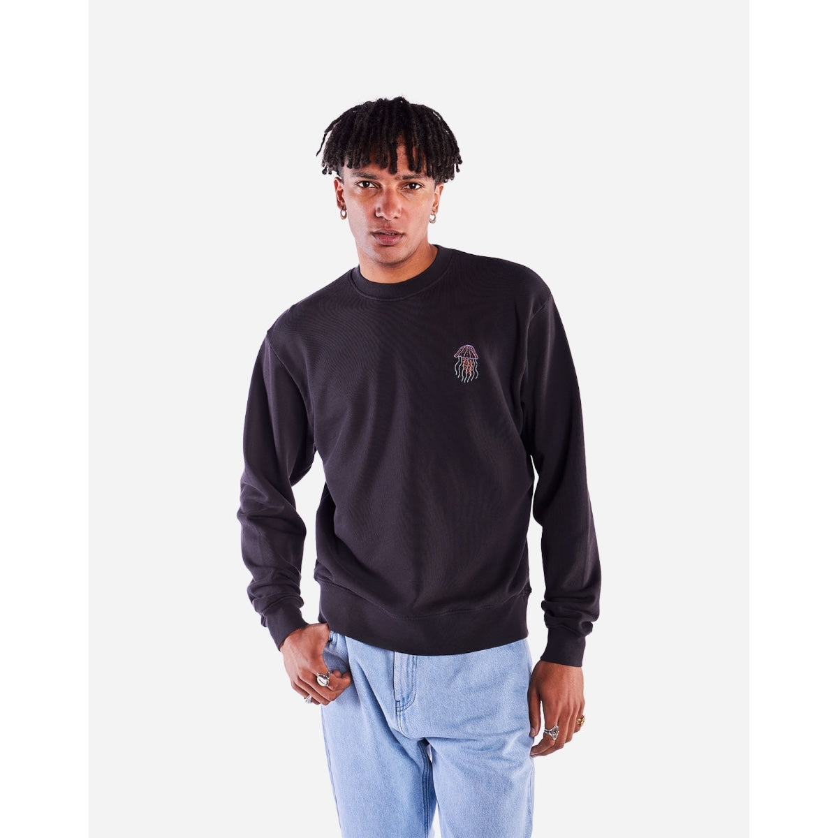 Olow Sweater Falmouth carbon black