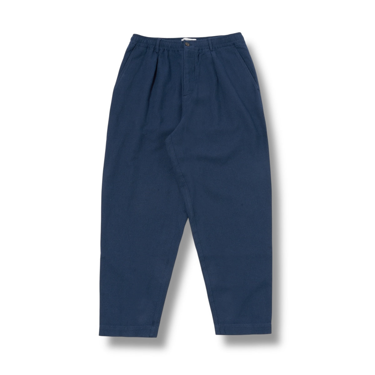 Universal Works Pleated Tack Pant 32612 Lord Cotton Linen navy
