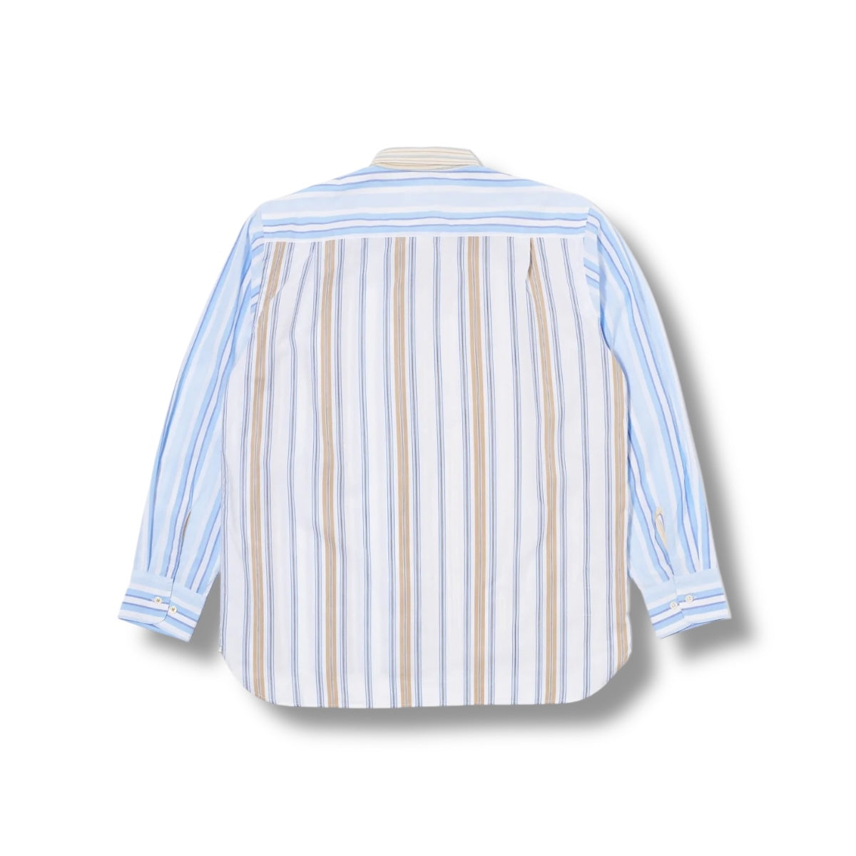 Universal Works Panel Square Pocket Shirt 32569 Pop Stripe Mixed mixed stripes