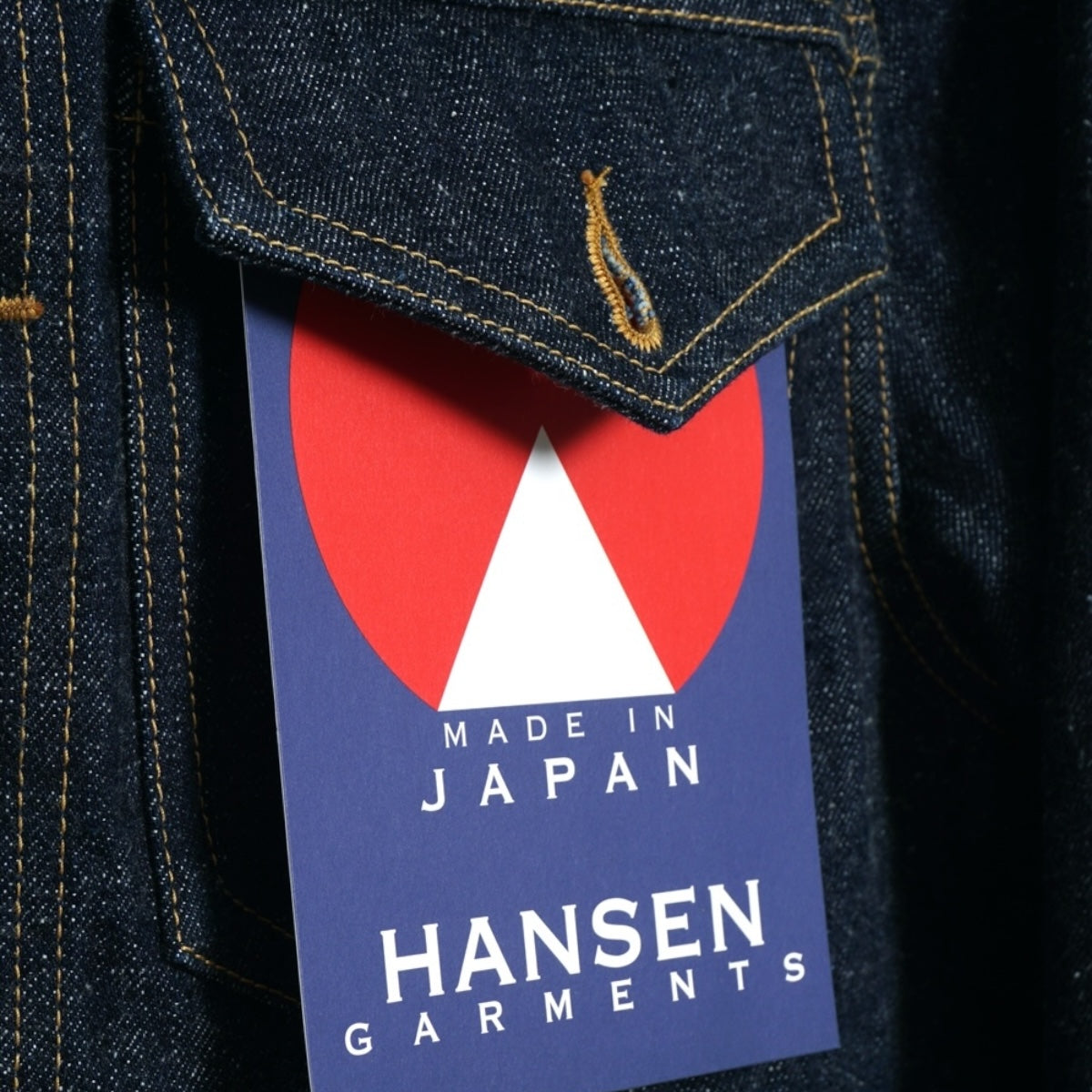 Hansen Gene 100-10-20 Neppy Denim Jacket indigo
