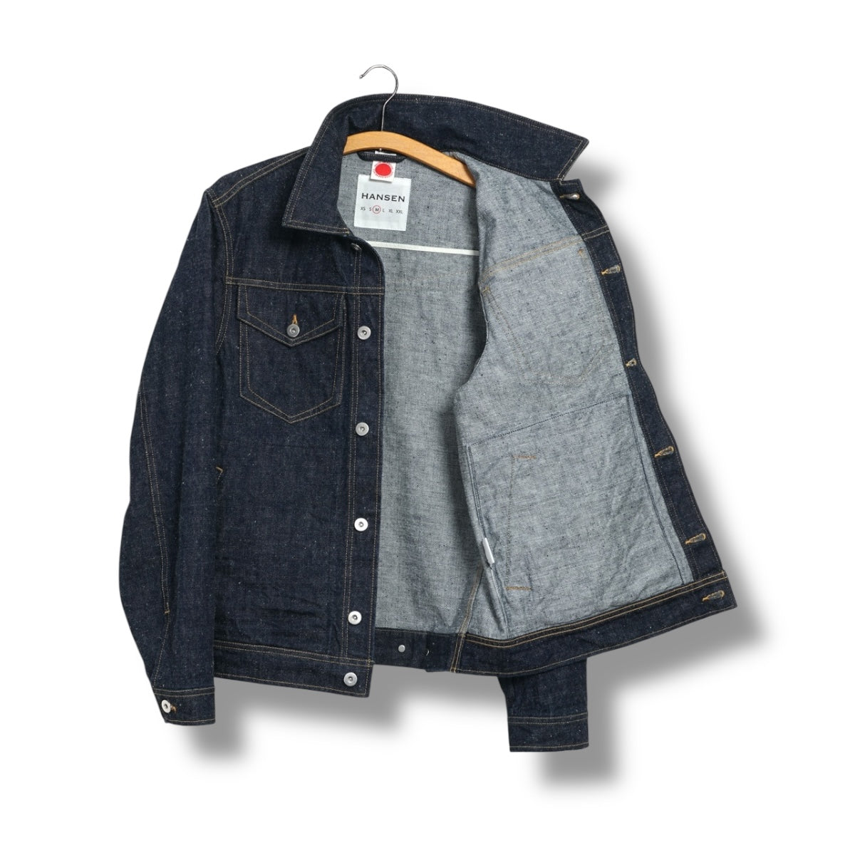 Hansen Gene 100-10-20 Neppy Denim Jacket indigo