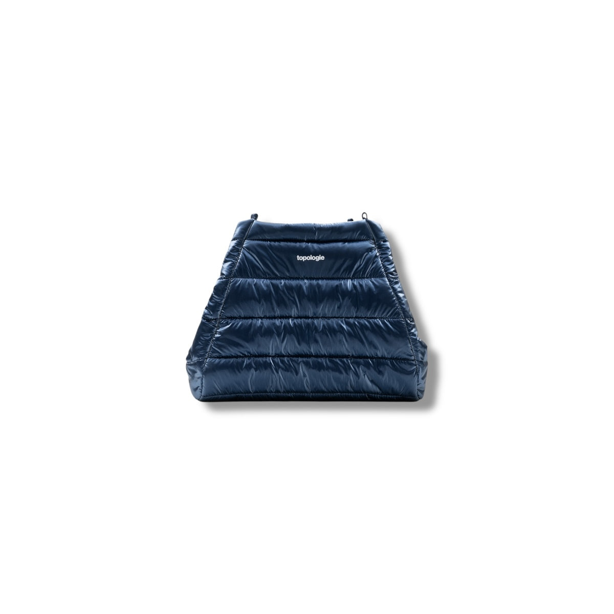Topologie Wares Bags Marche Tote Medium Marine Blue Metallic Puffer