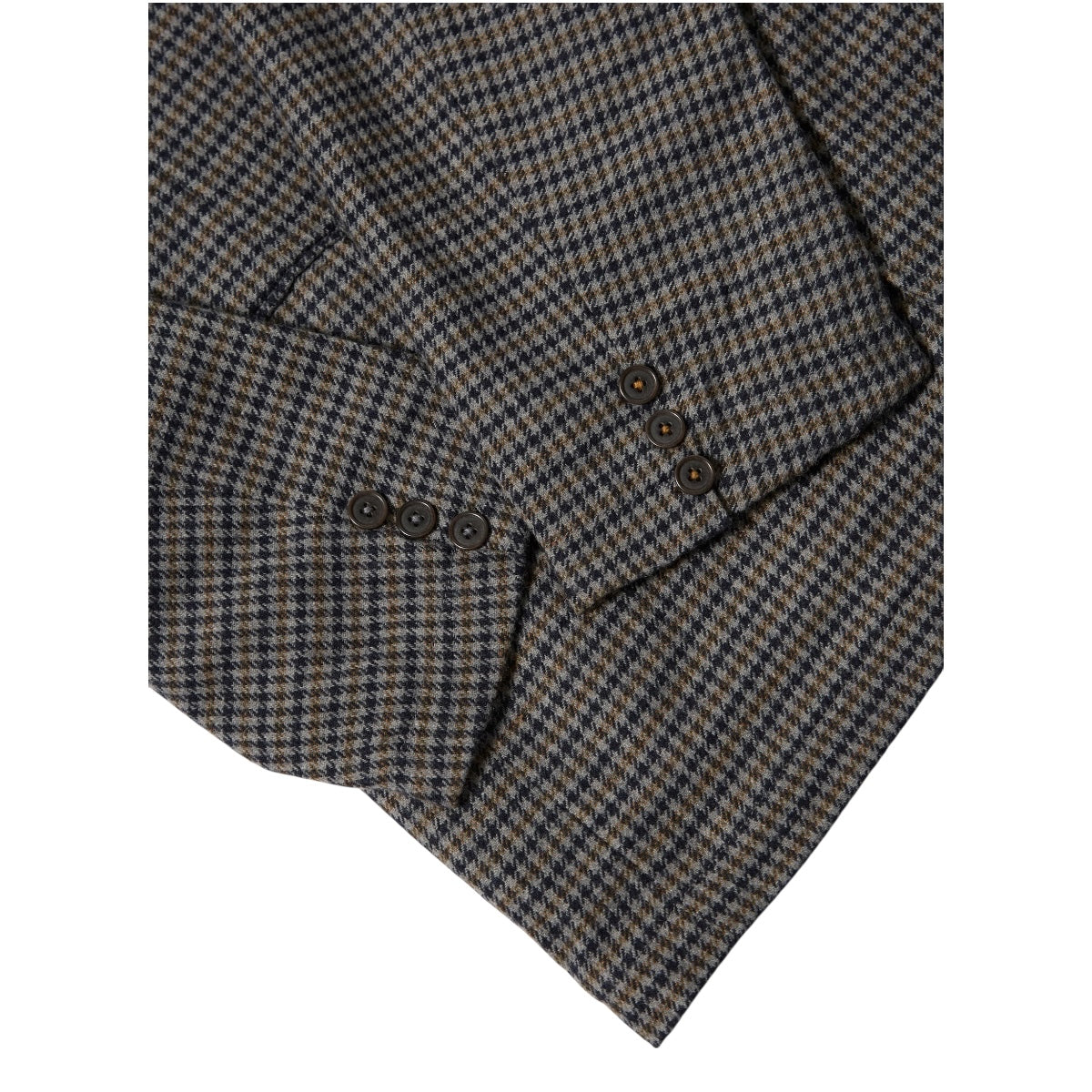 Universal Works Boston Blazer Houndstooth Wool Mix charcoal