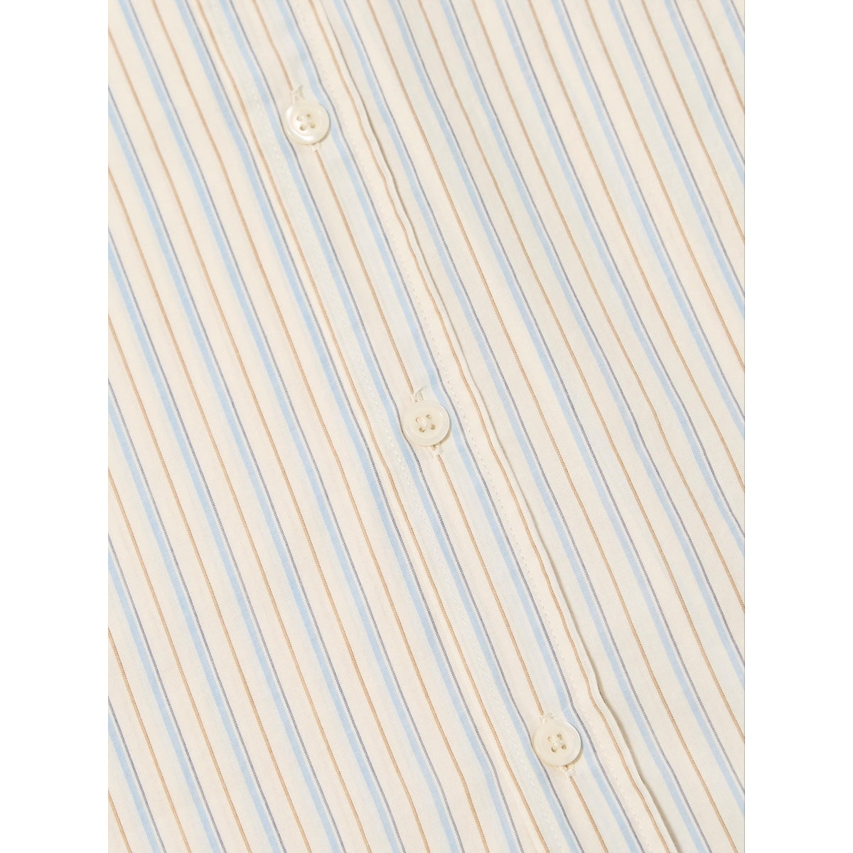 Universal Works Lazy Day Shirt Pop Stripe One ecru