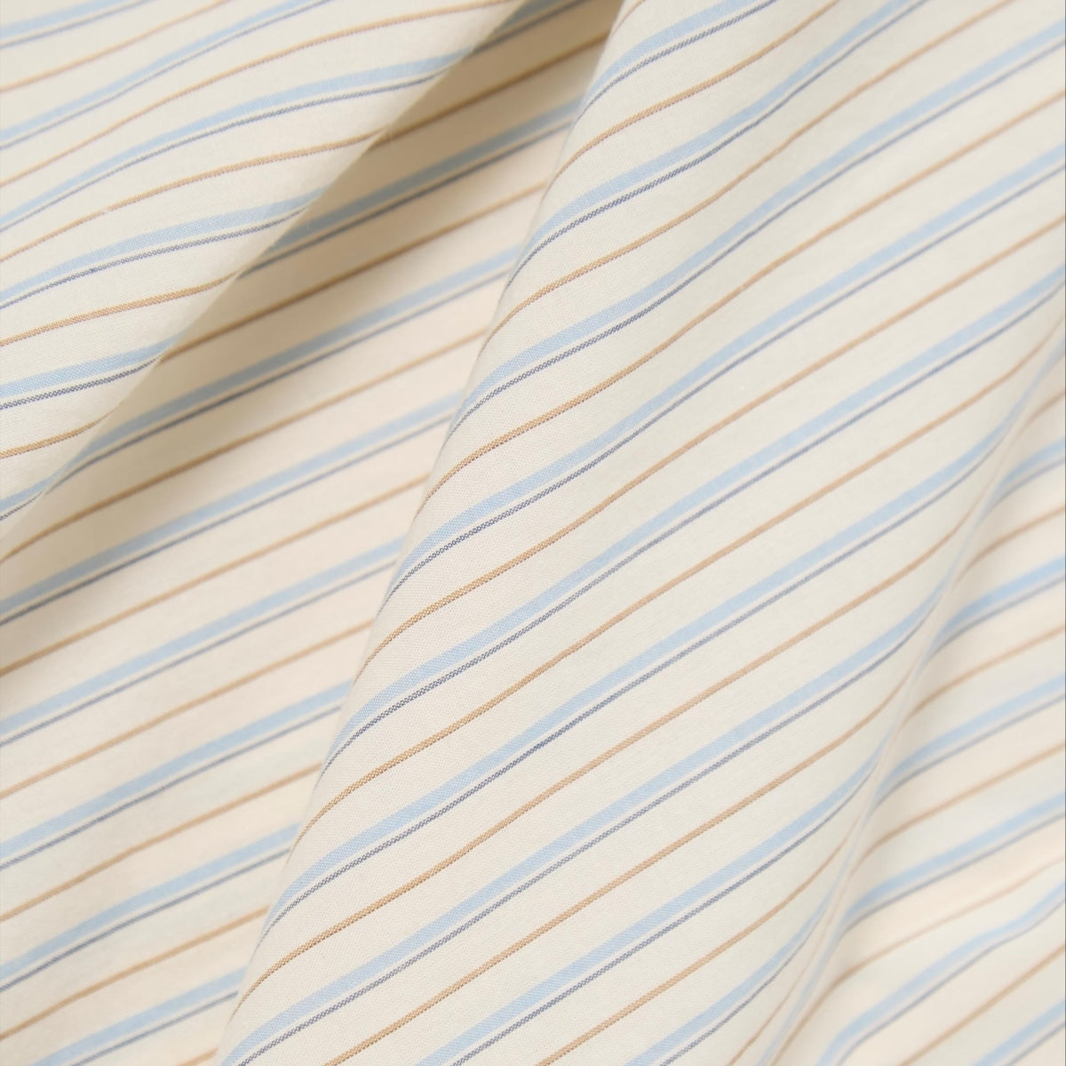 Universal Works Lazy Day Shirt Pop Stripe One ecru