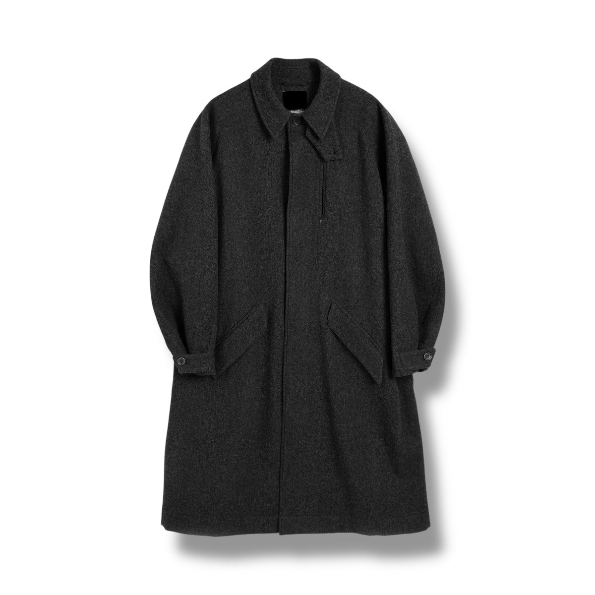 YMC Tyrell Trench Coat grey melange