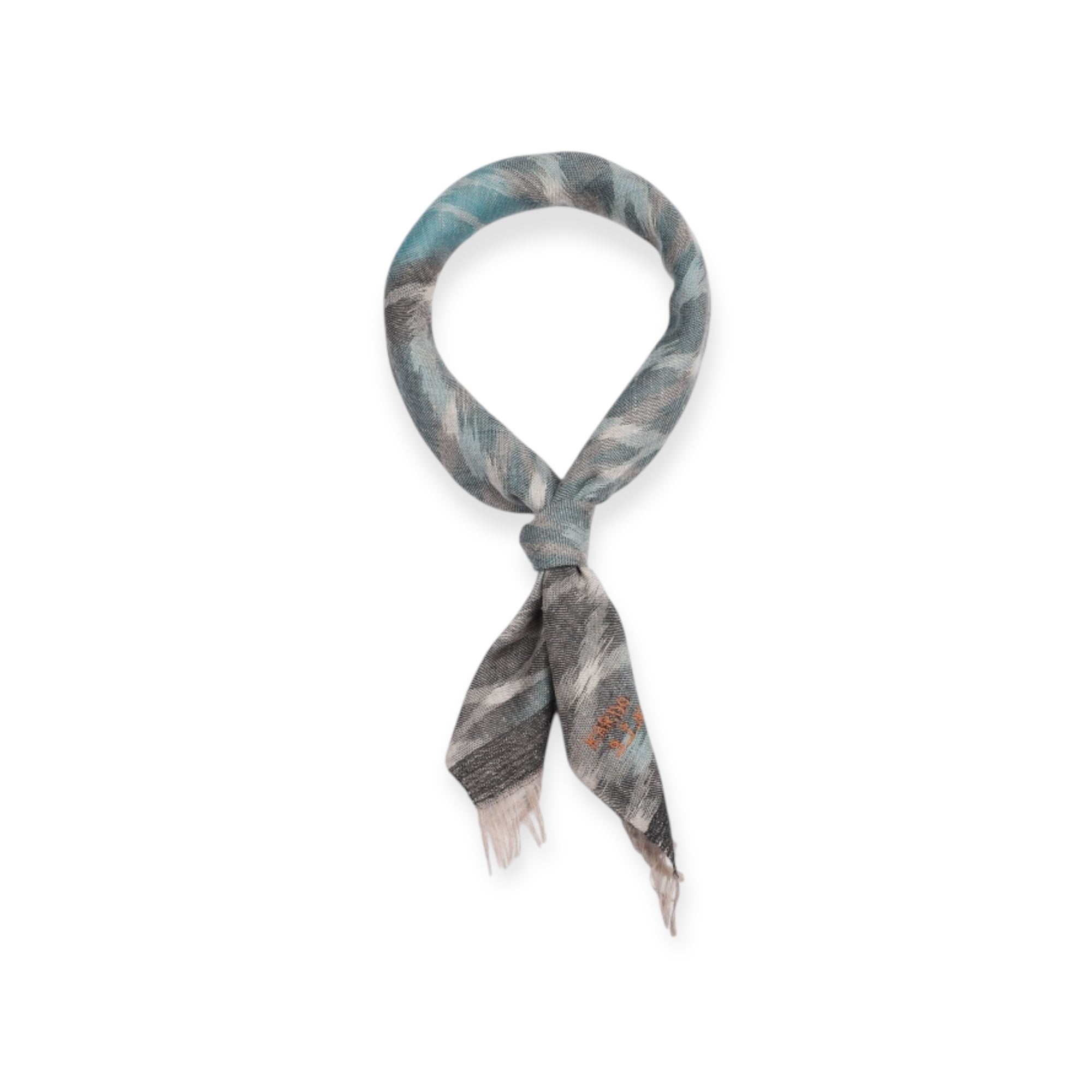 Kardo Bandana 70x70 copper/teal