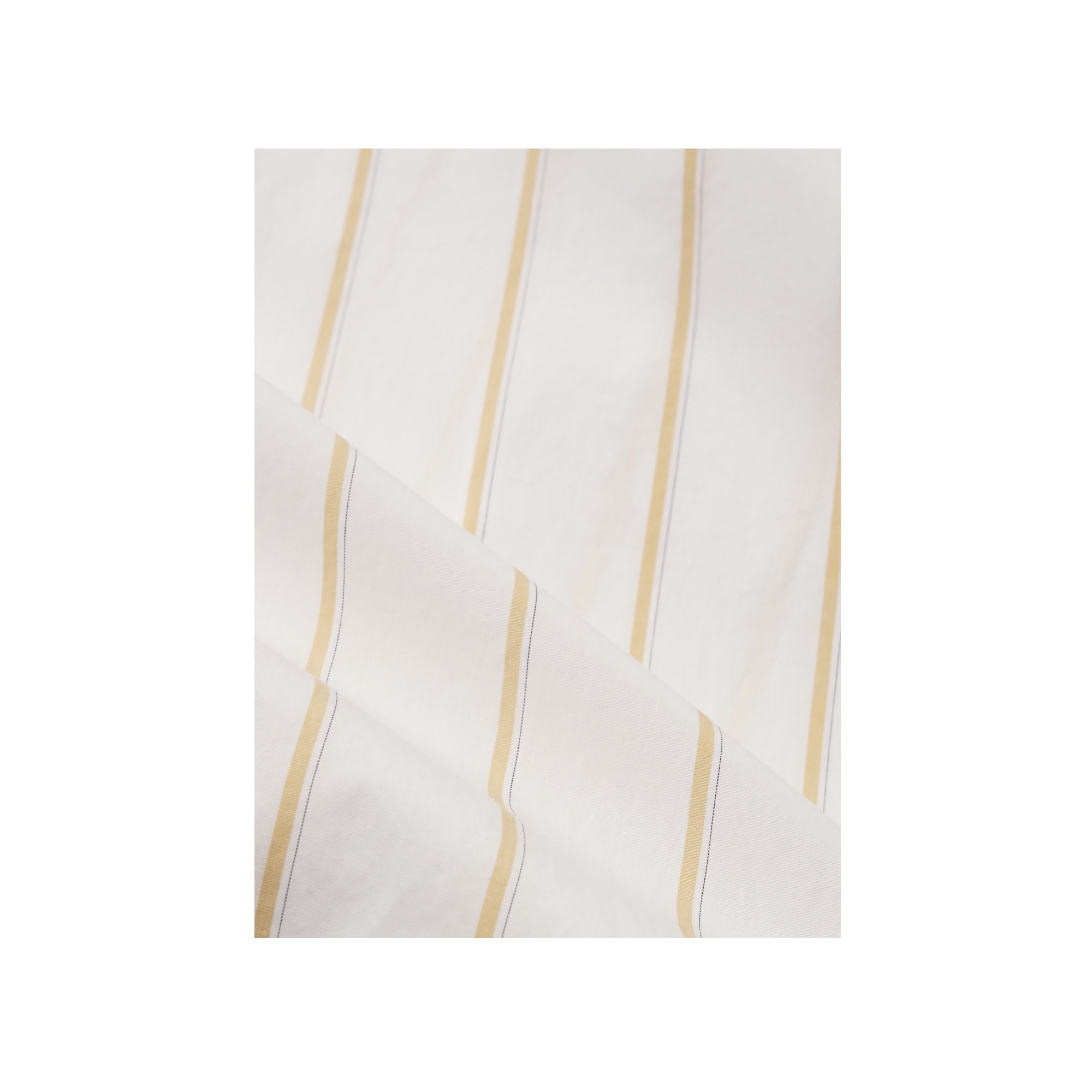 Universal Works Square Pocket Shirt Office Stripe white