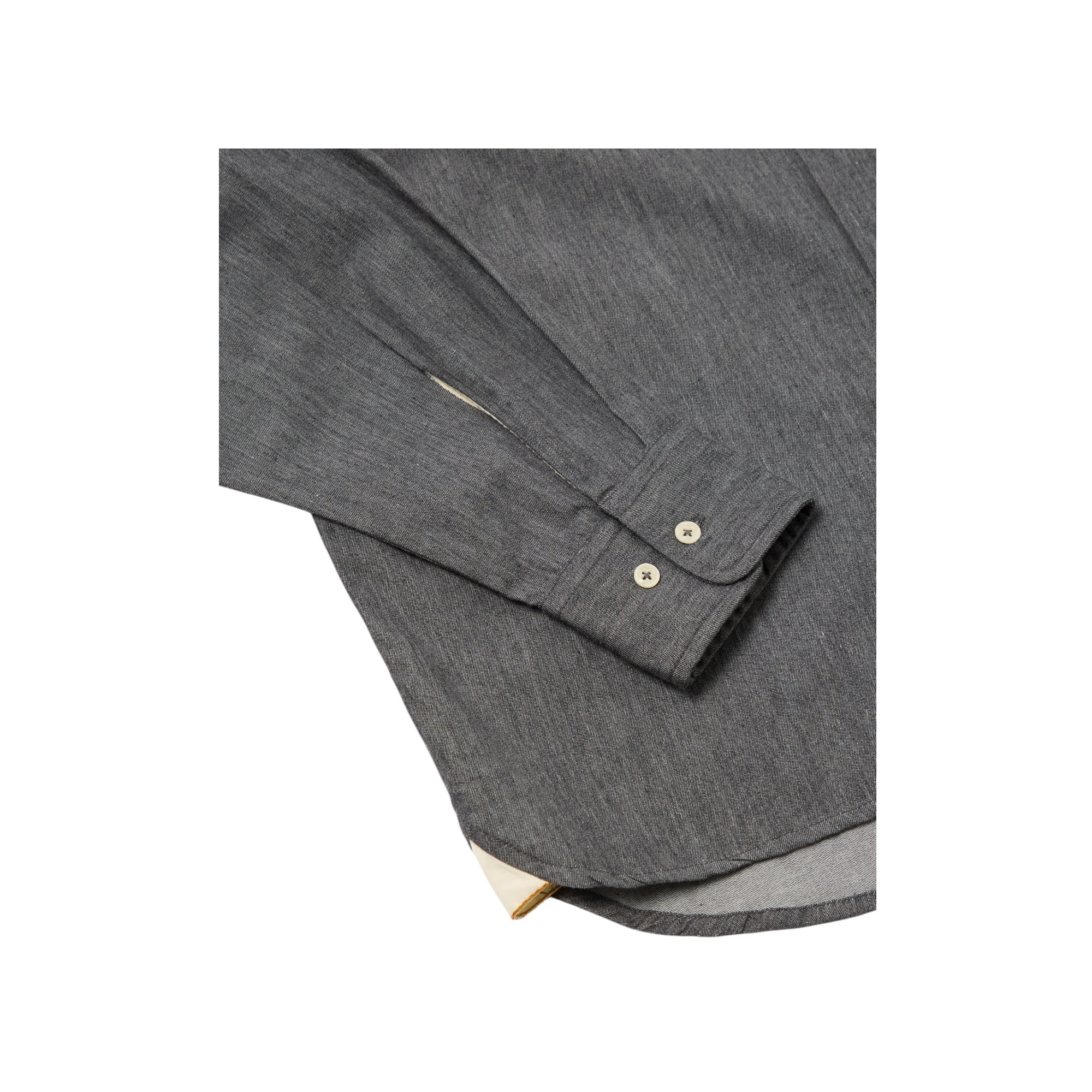 Universal Works Square Pocket Shirt Brushed Organic Cotton charcoal