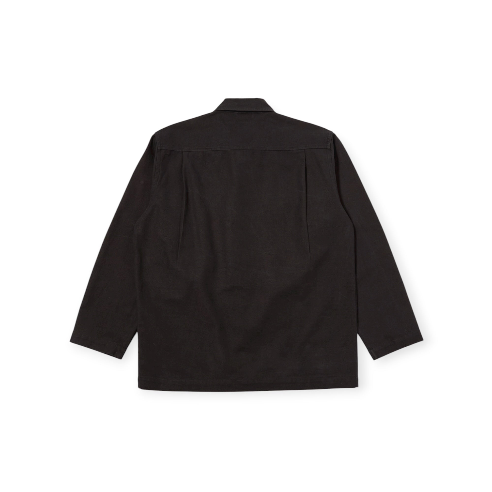 Universal Works Dockside Overshirt Organic Canvas black