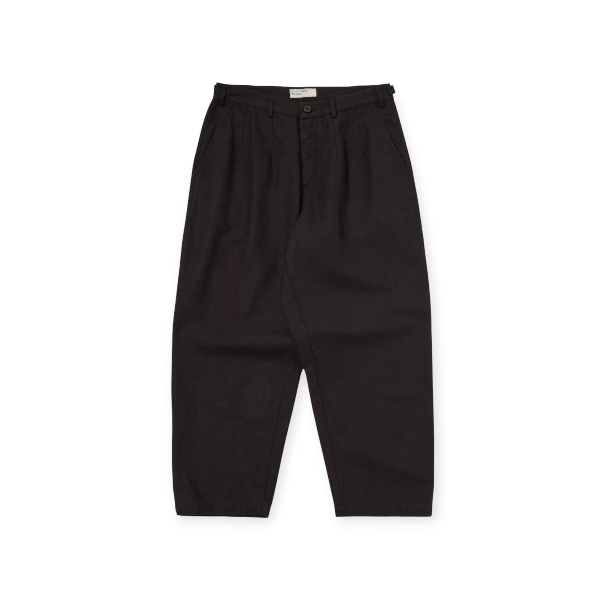 Universal Works Dutch Pant Organic Canvas black