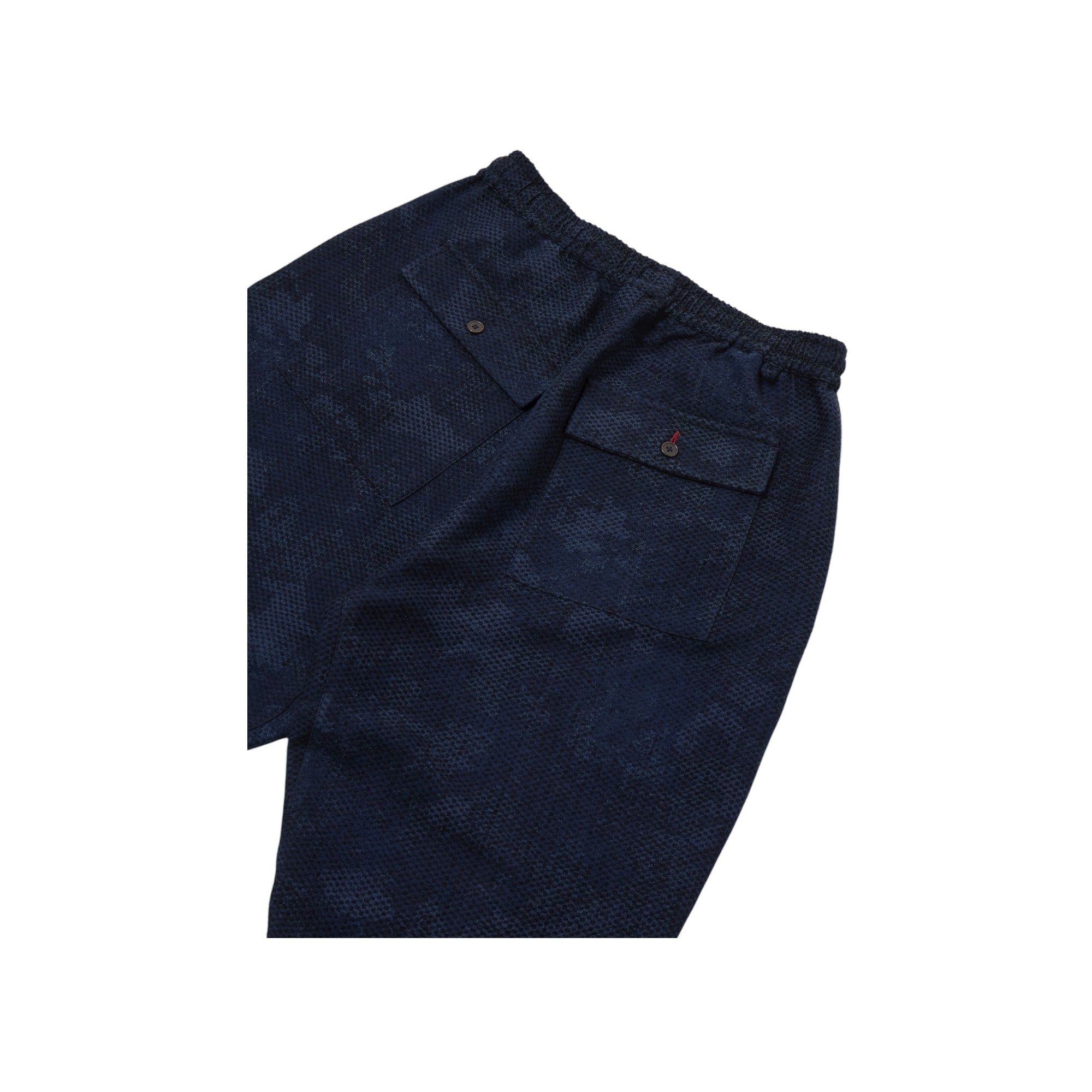 Universal Works Braga Pant Denim Camo black/indigo