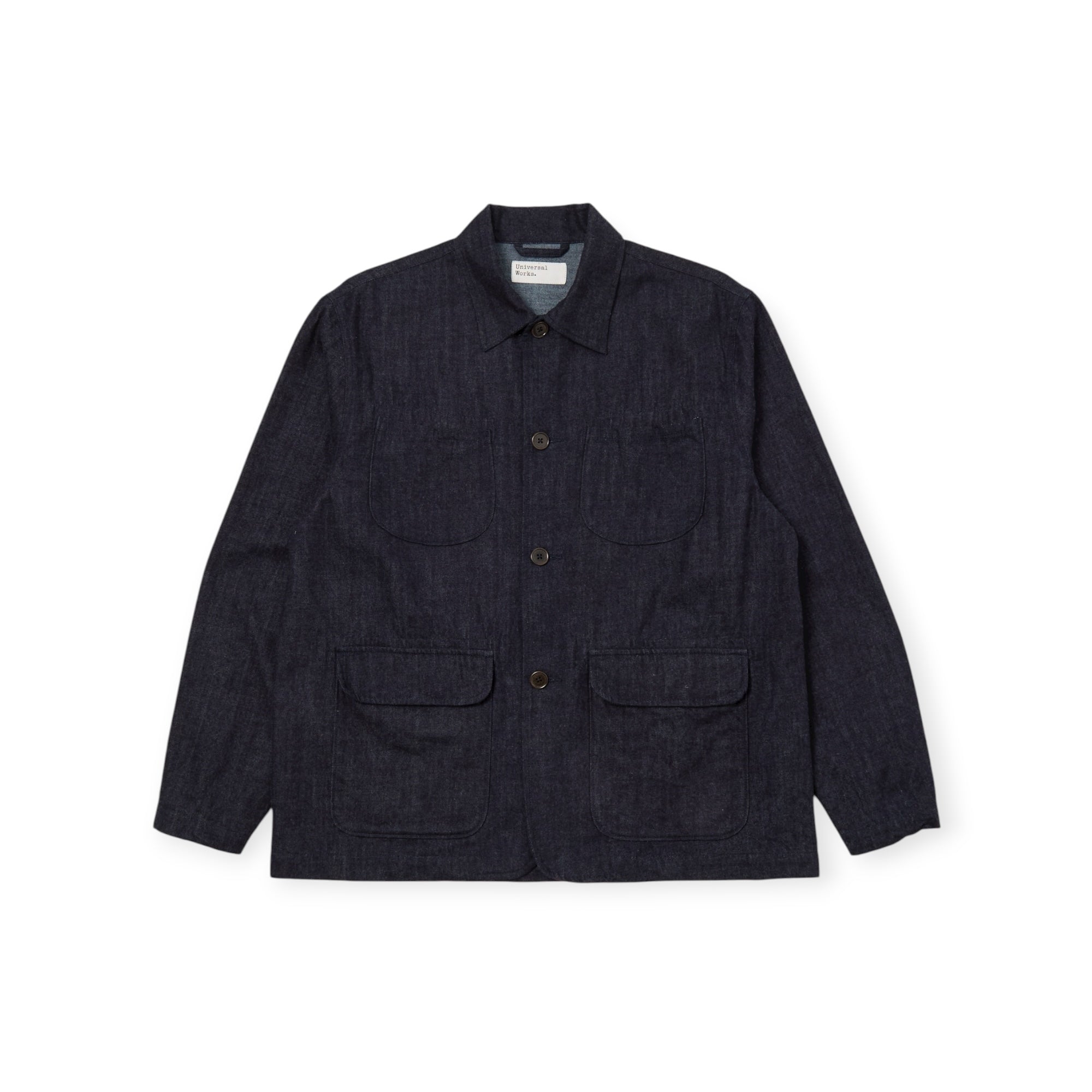 Universal Works Labour Jacket Brushed Denim indigo