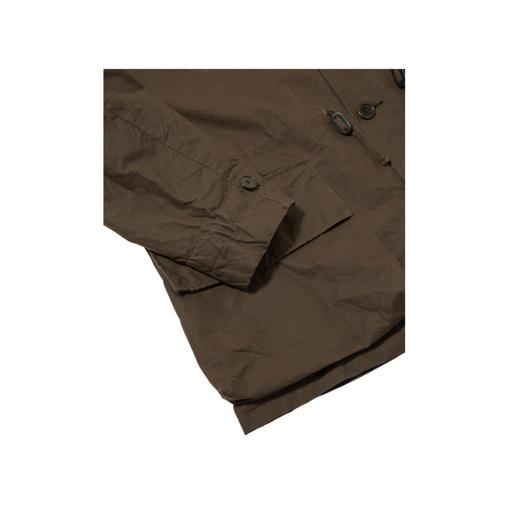 Universal Works Boston Parka British Wax Cotton brown