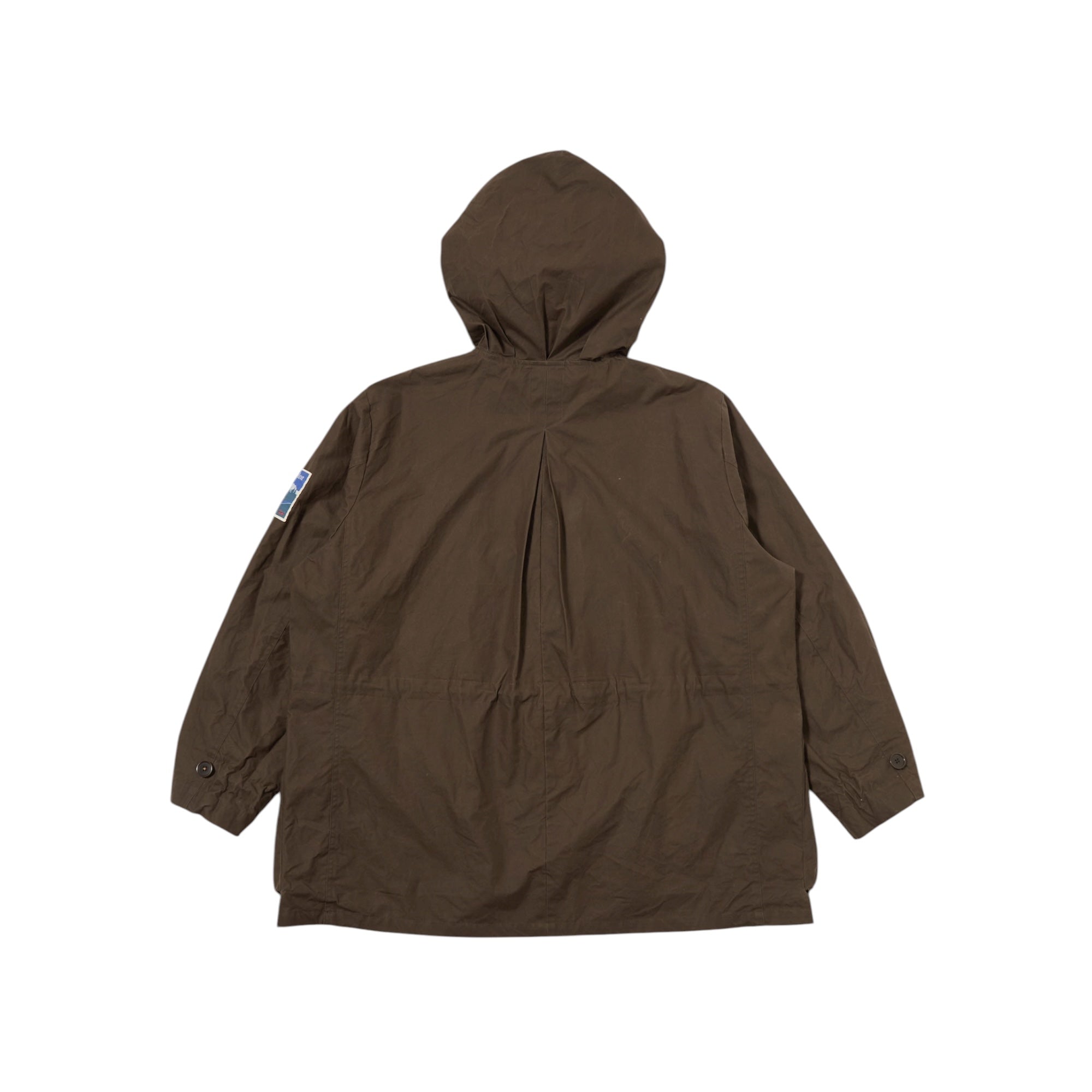 Universal Works Boston Parka British Wax Cotton brown