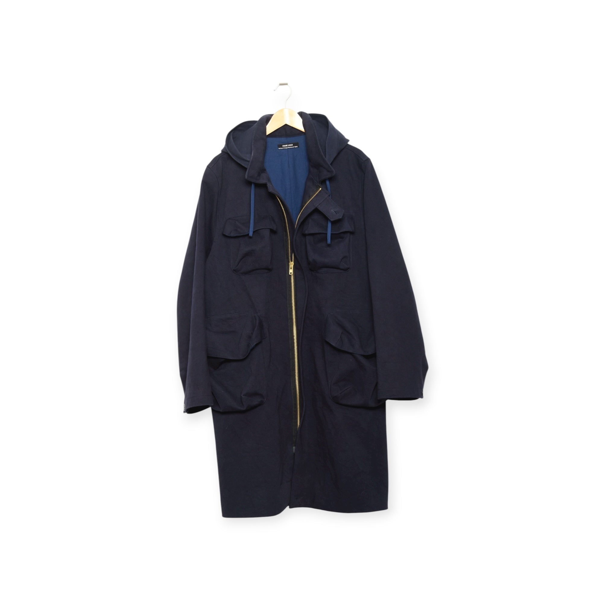 Frank Leder German Vintage Workwear Fabric Parka navy