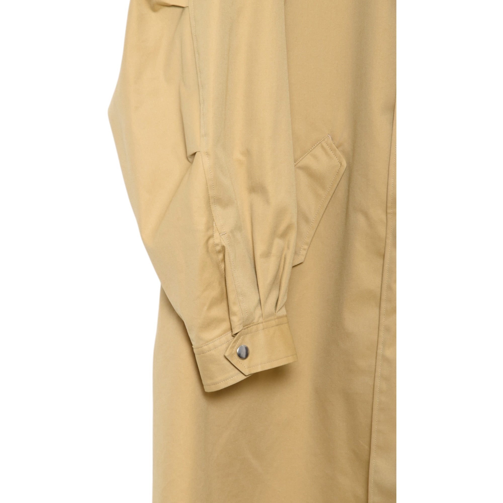 Gorouta Wind Slip Fishtail Coat sand beige