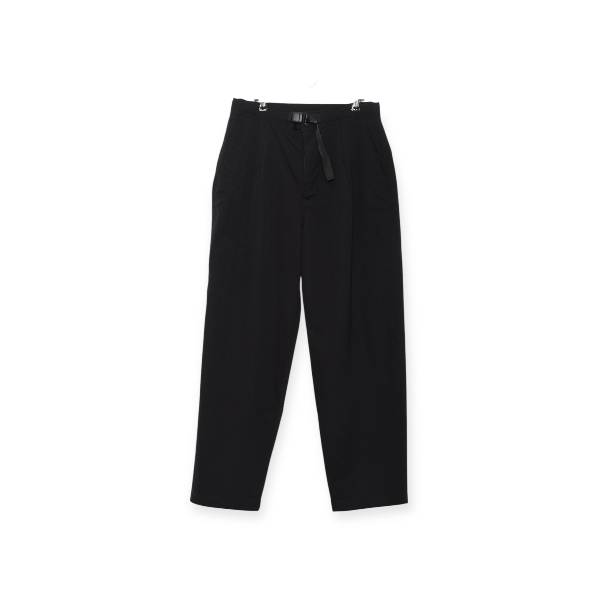 Gorouta Twisted Gabardine Wool Trouser black