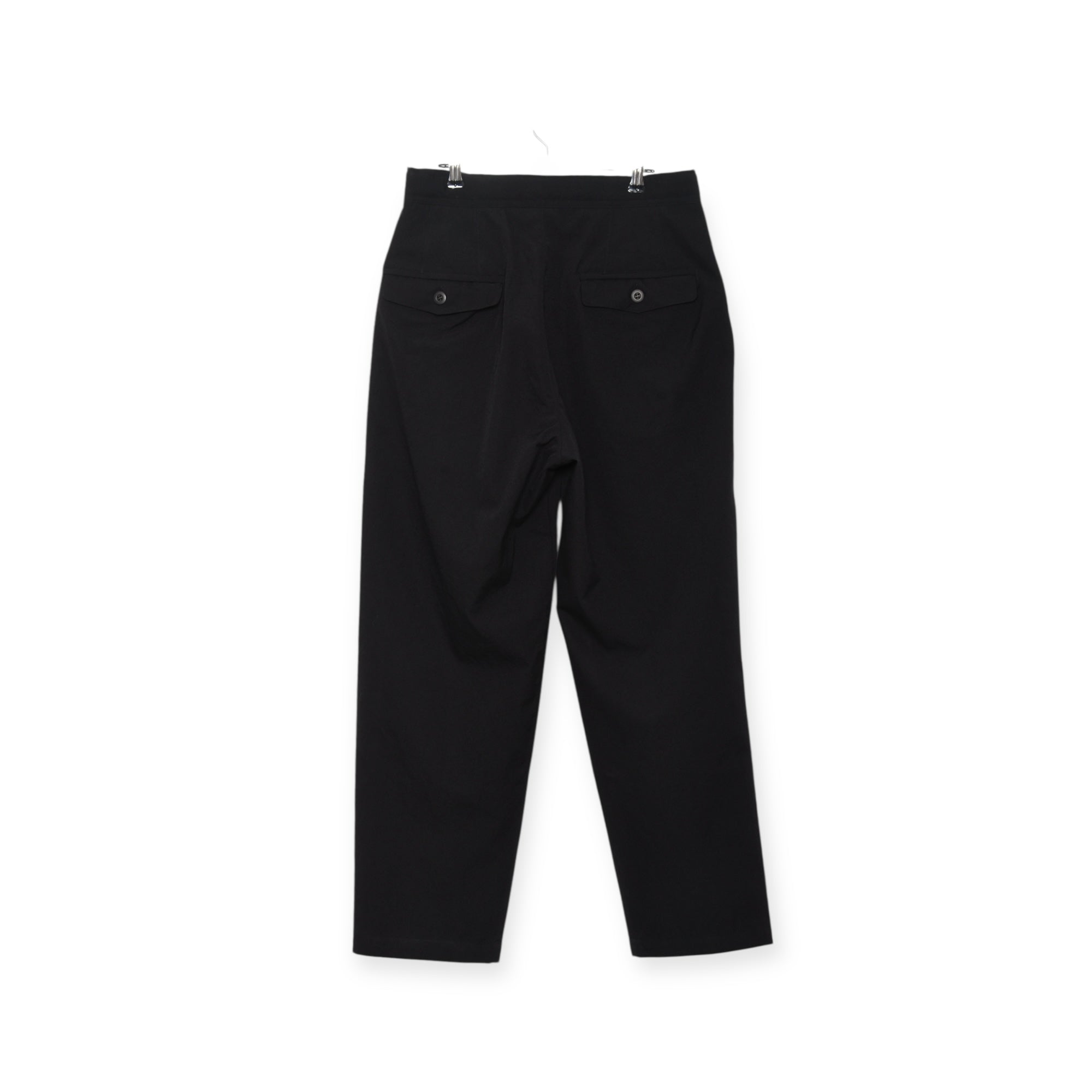 Gorouta Twisted Gabardine Wool Trouser black