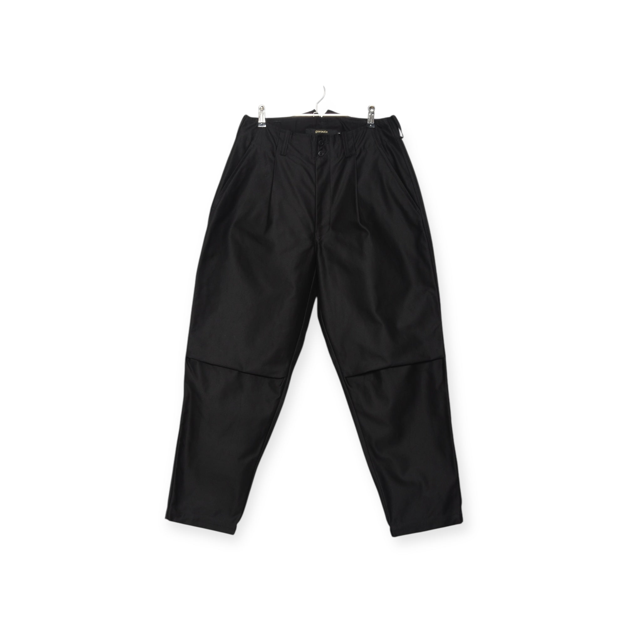 Gorouta Moleskin Wide Painter Pants black