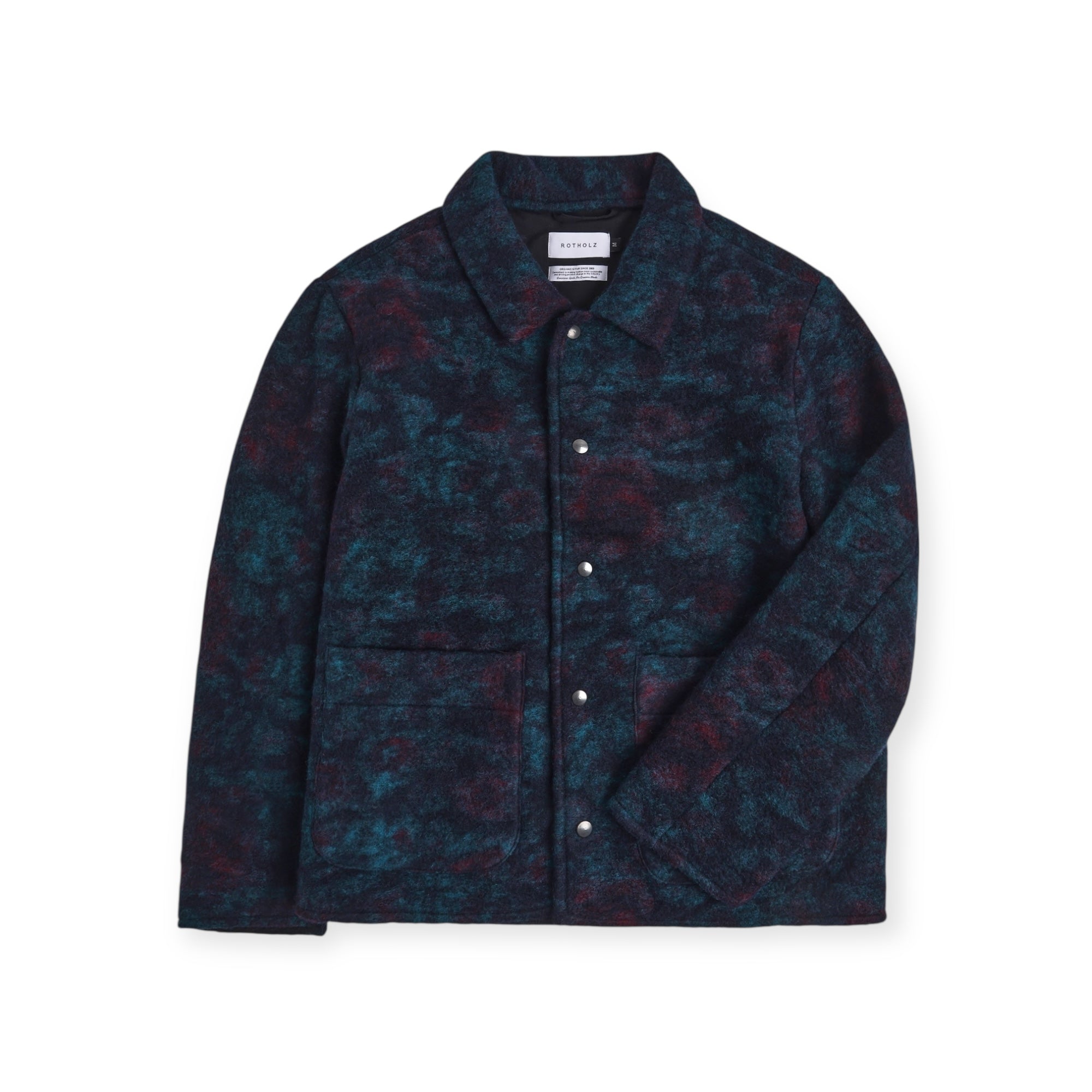Rotholz Buttondown Jacket dark watercolor