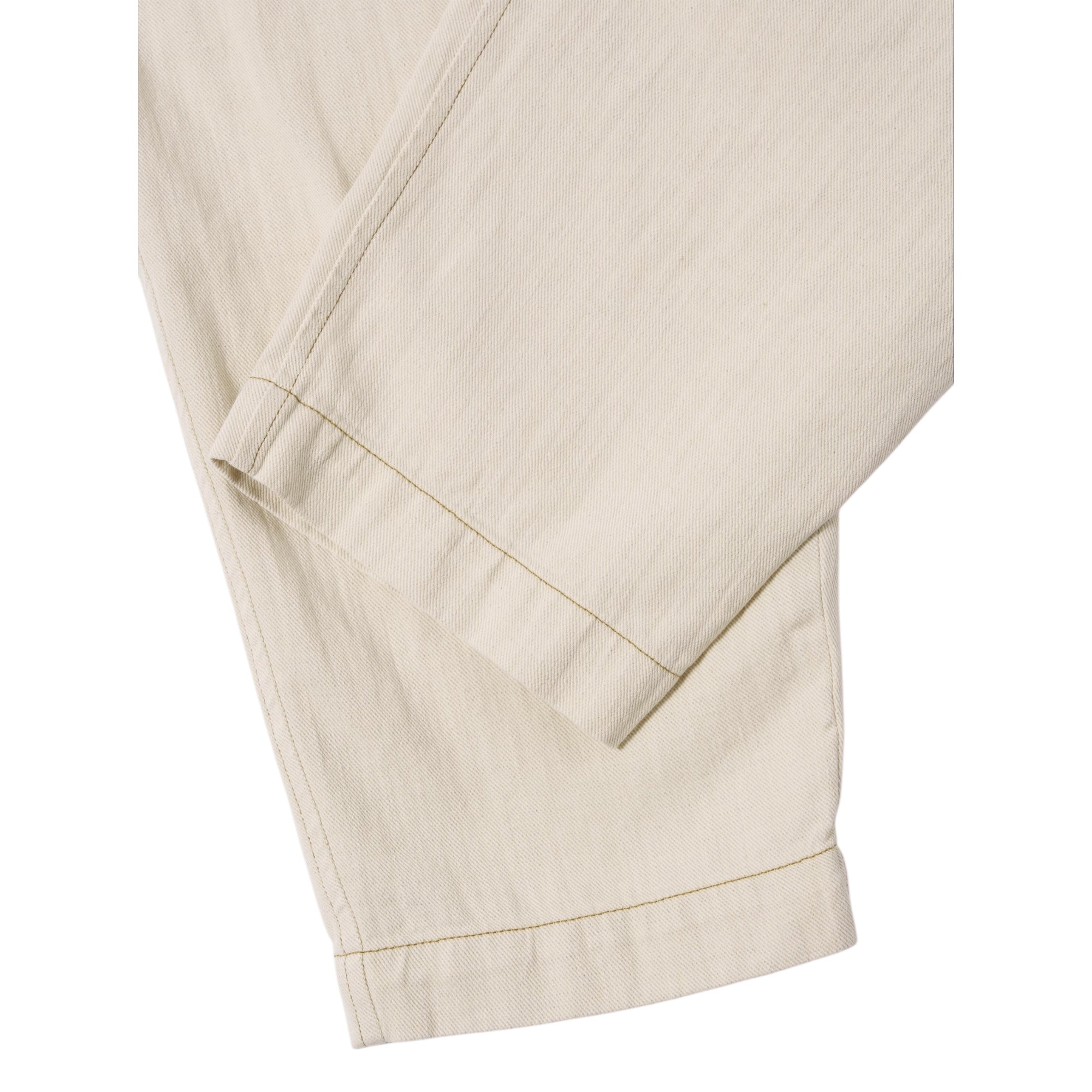 Universal Works Pleated Track Pant Koko Cotlin ecru