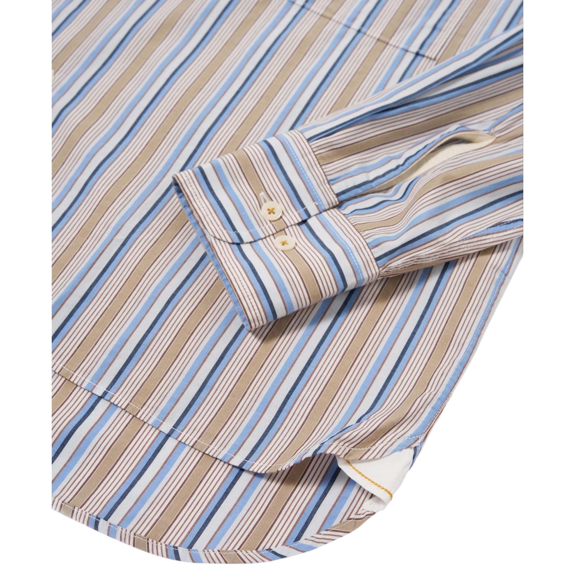 Universal Works Square Pocket Shirt Pop Multi Stripe multi