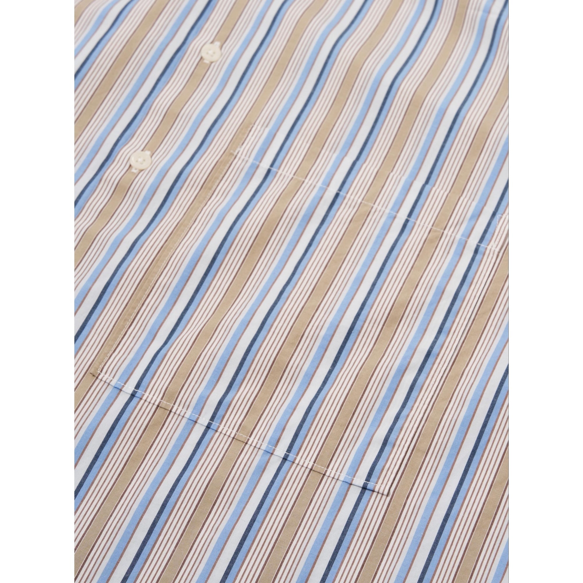 Universal Works Square Pocket Shirt Pop Multi Stripe multi