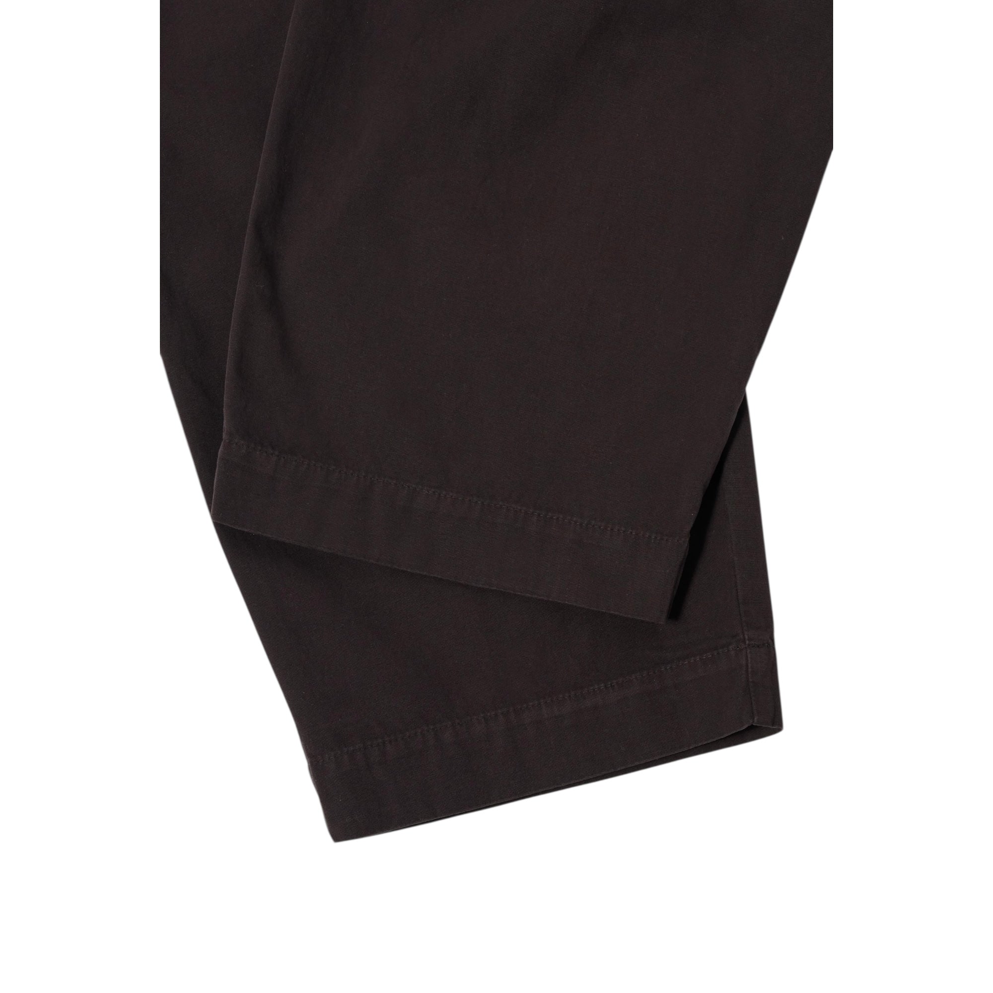 Universal Works Pleated Track Pant Summer Canvas licorice