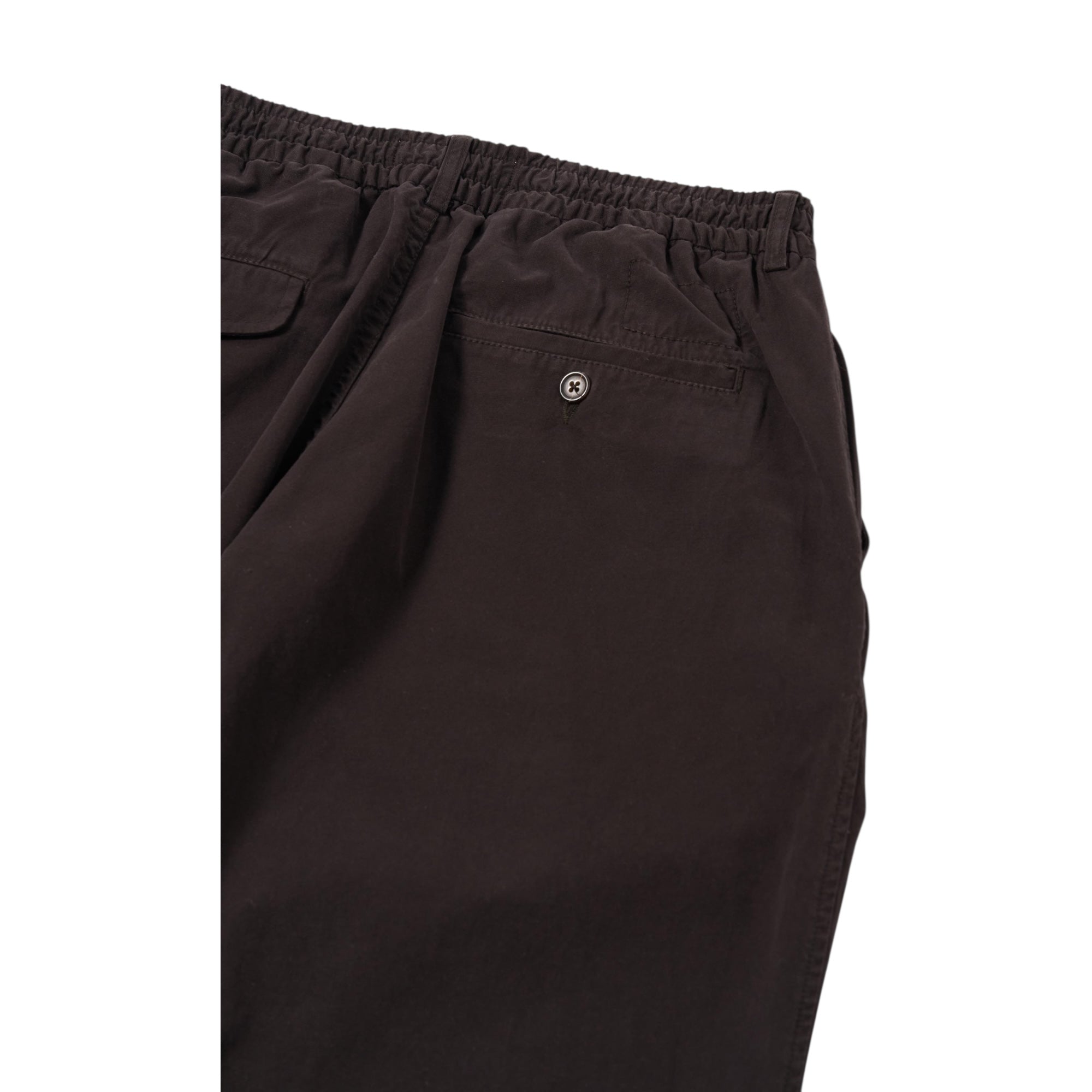 Universal Works Pleated Track Pant Summer Canvas licorice