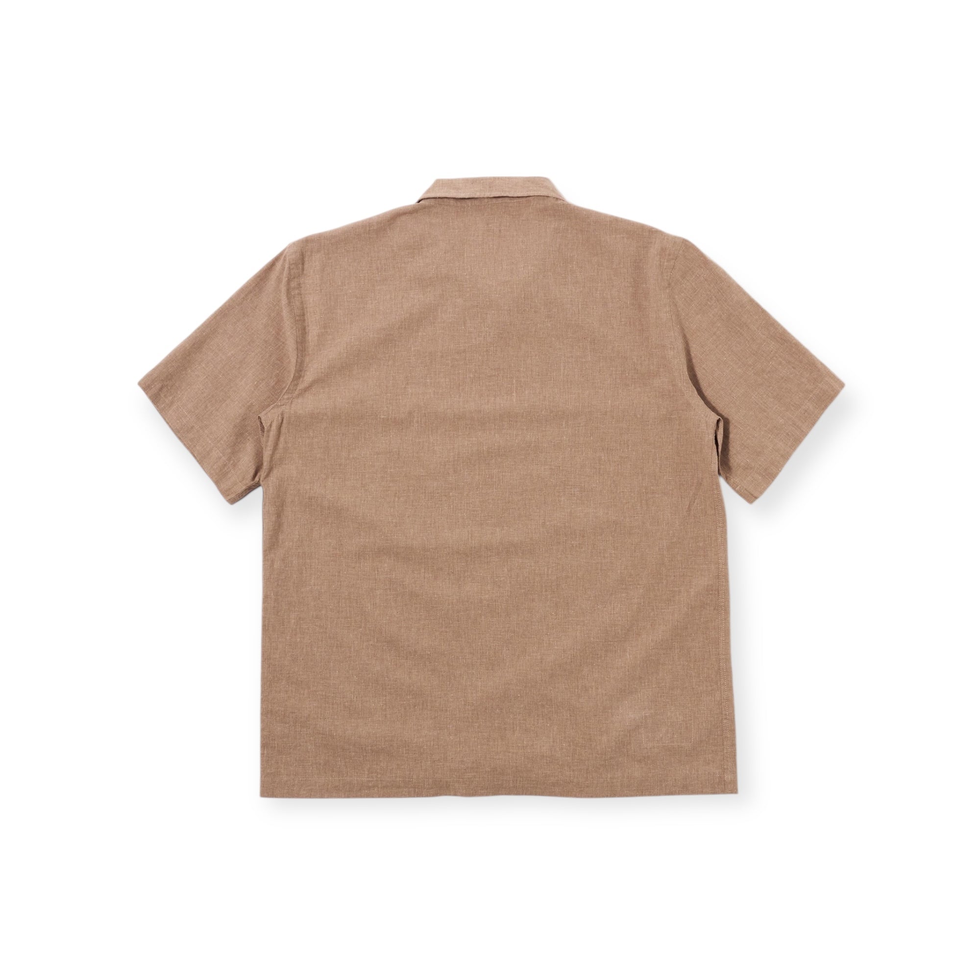 Universal Works Road Shirt Sido Linen Mix brown
