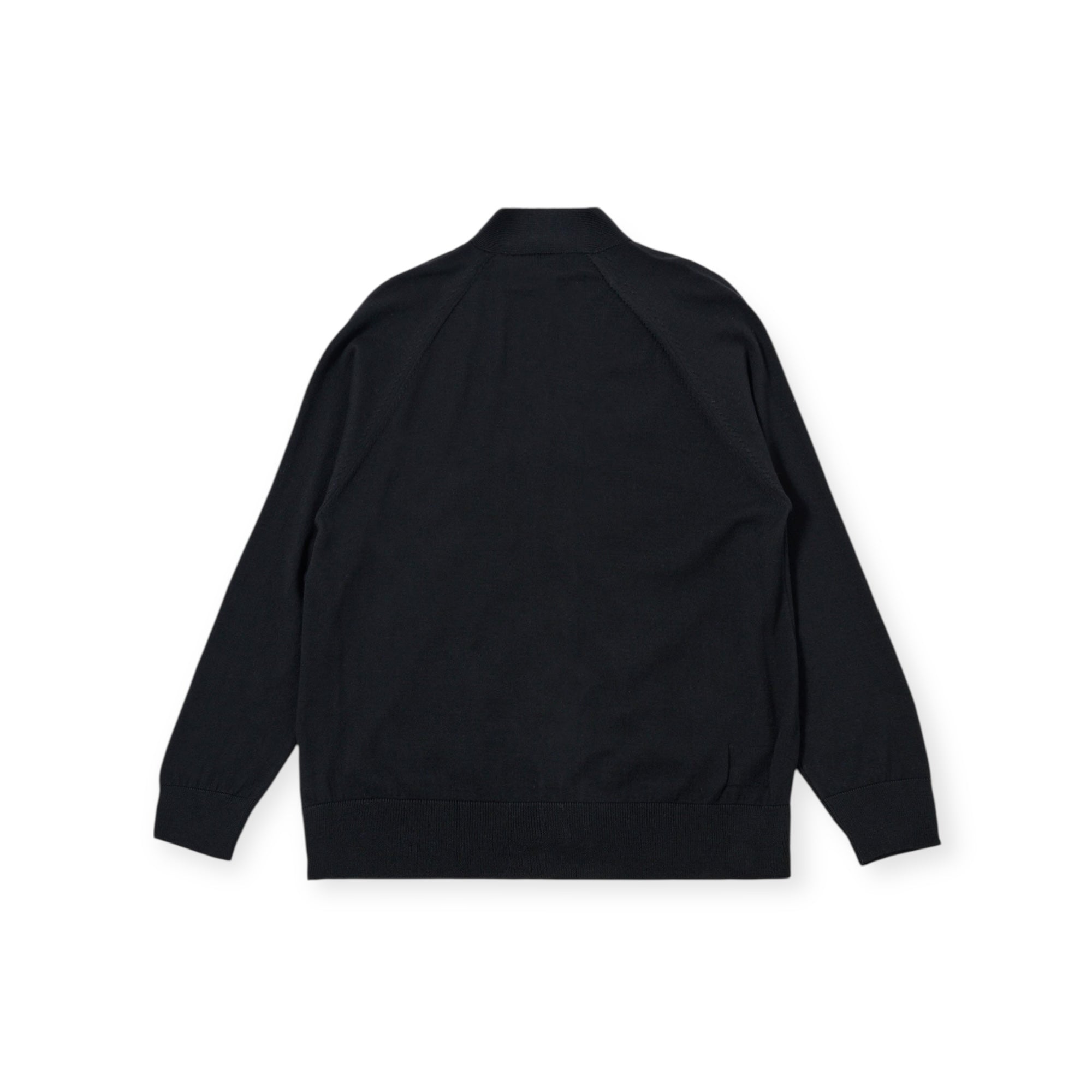 Universal Works Loose Cardigan II Woolcot Bio black