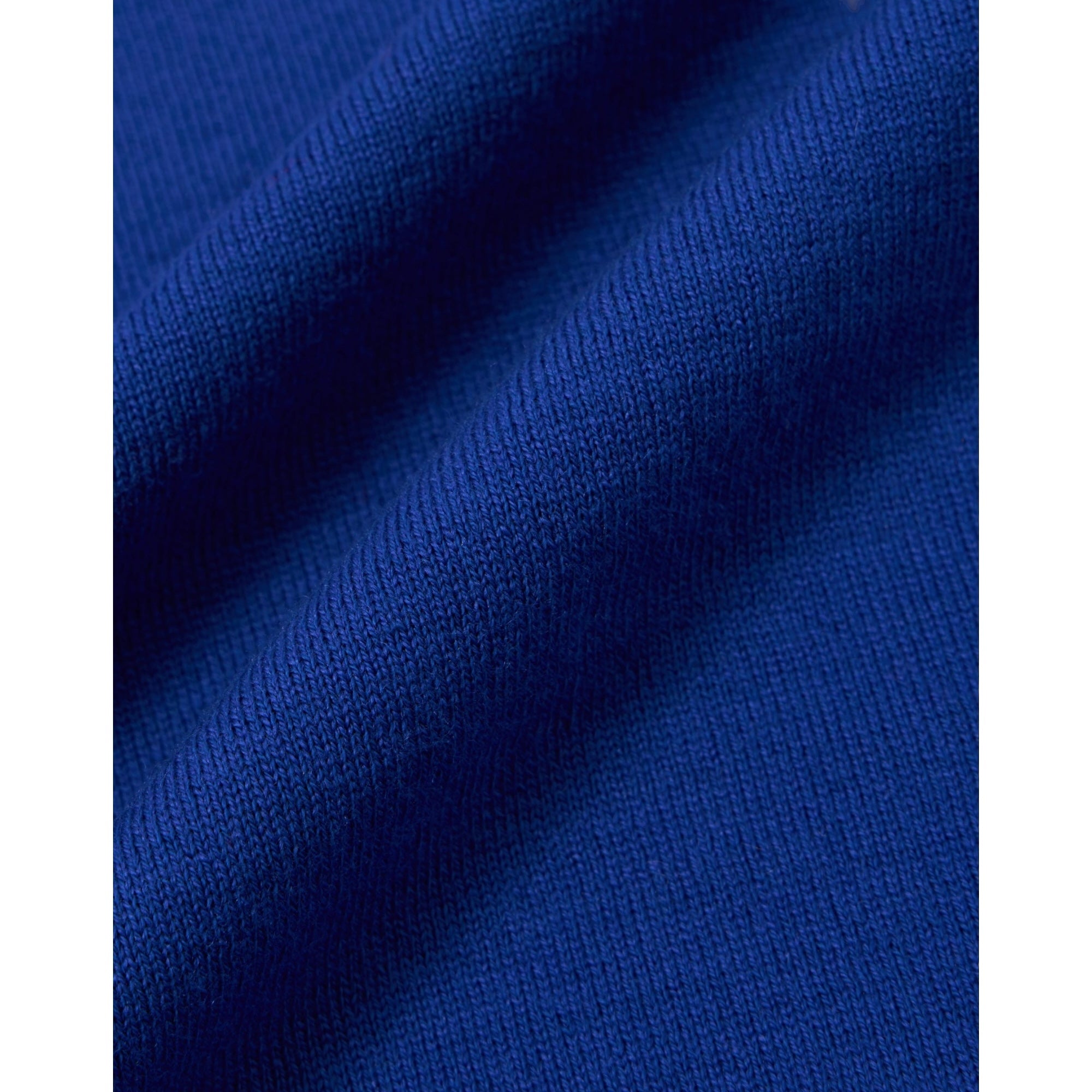 Universal Works S/S Pullover Knit Shirt II Woolcot Bio blue