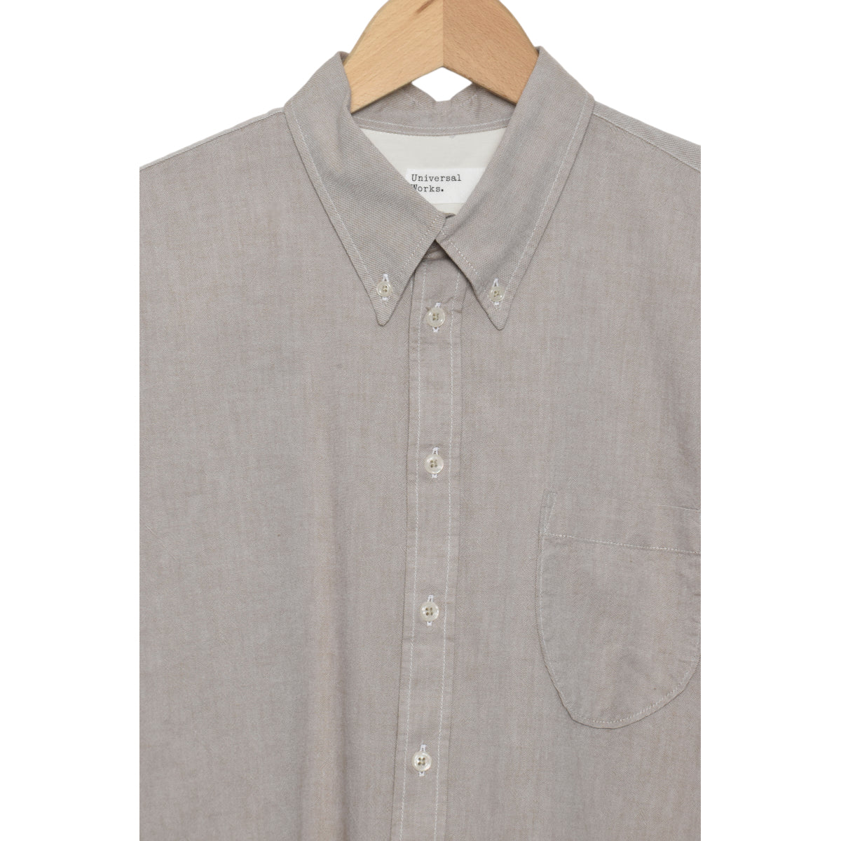 Universal Works Daybrook Shirt 29658 Organic Oxford sand