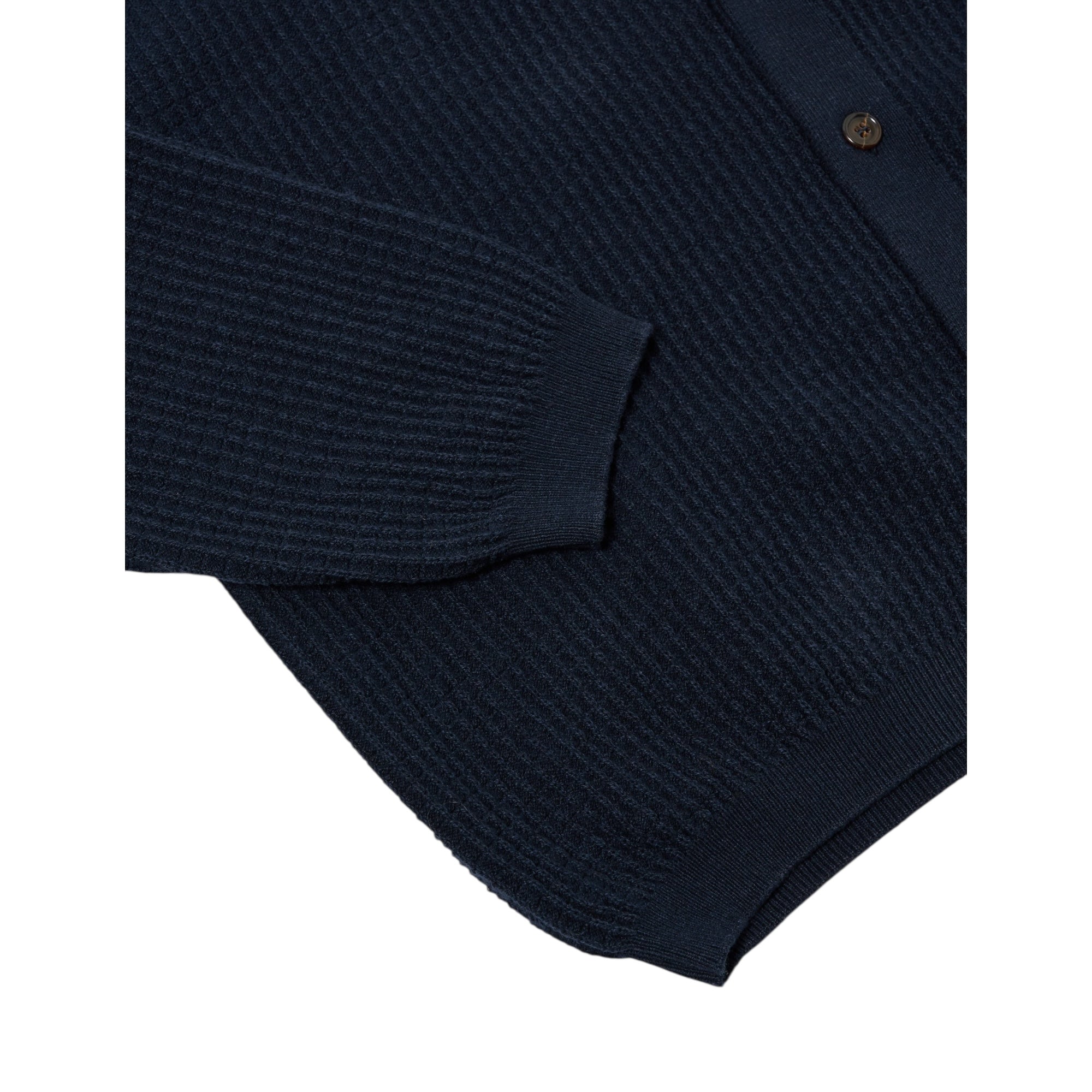 Universal Works Knit Jacket Eco Cotton Knit navy