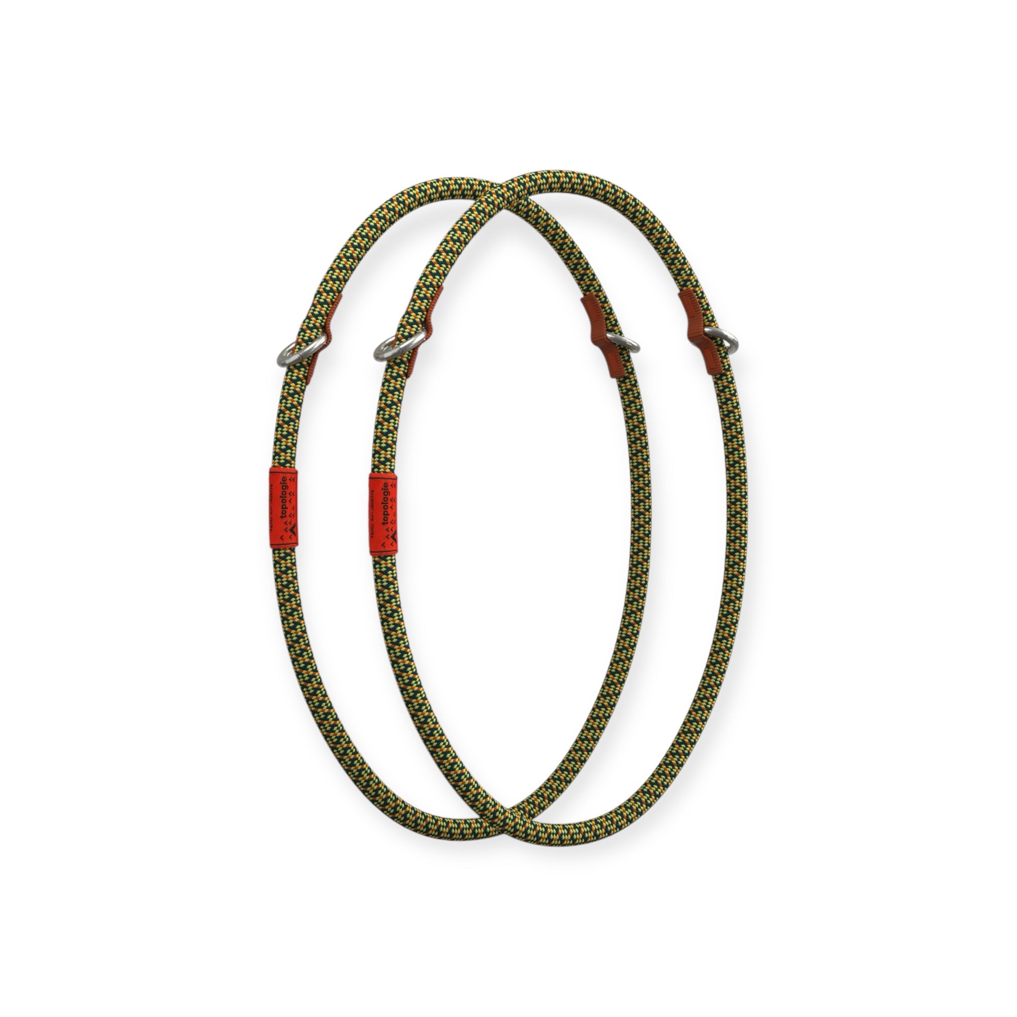 Topologie Wares Straps 10mm Rope Loop orange checkerboard