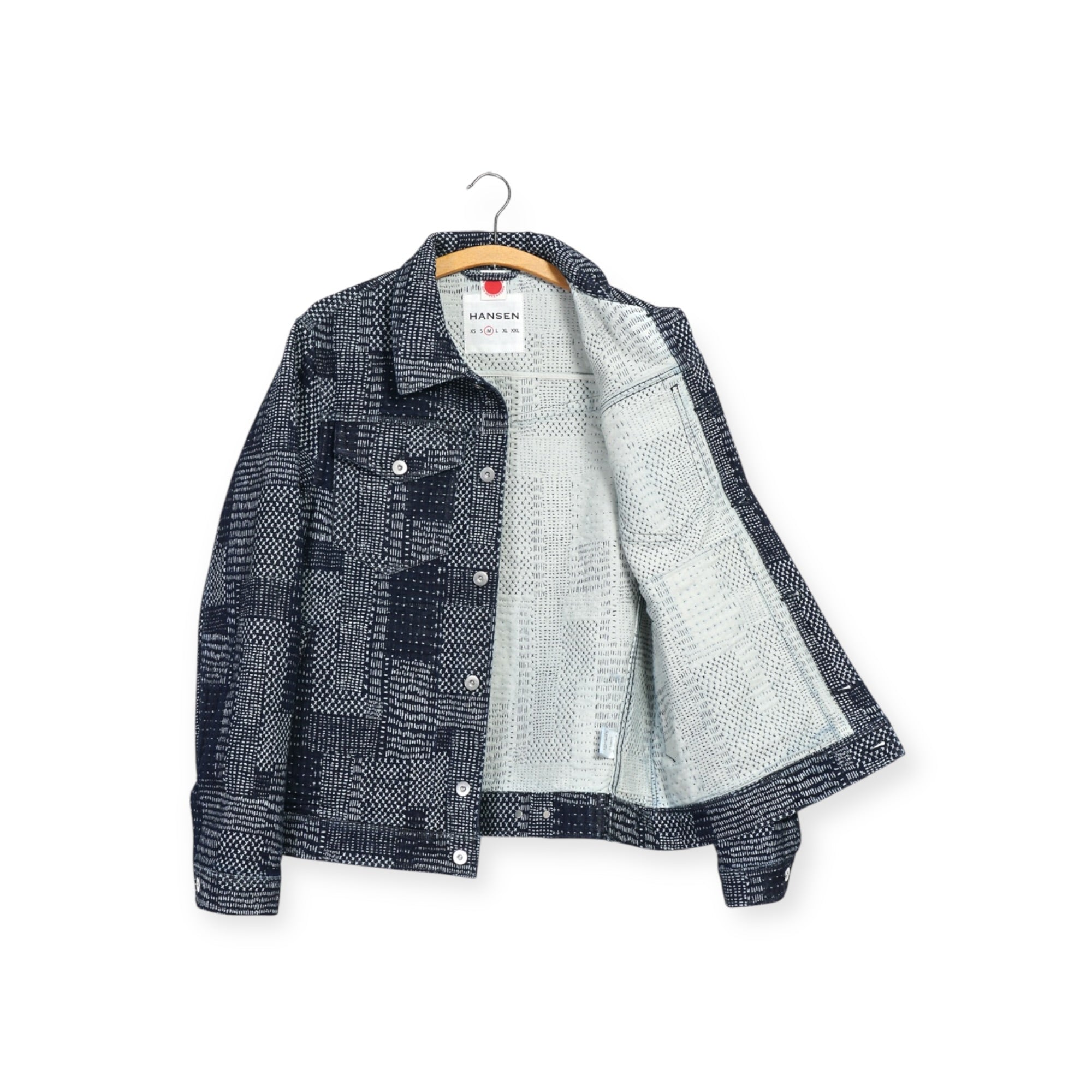 Hansen Gene 100-10-25 sashiko indigo