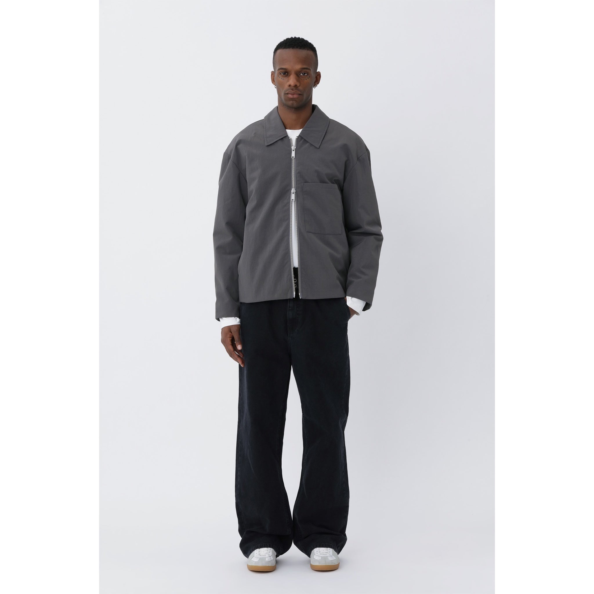Won Hundred Saywer.01 Jacket charcoal grey